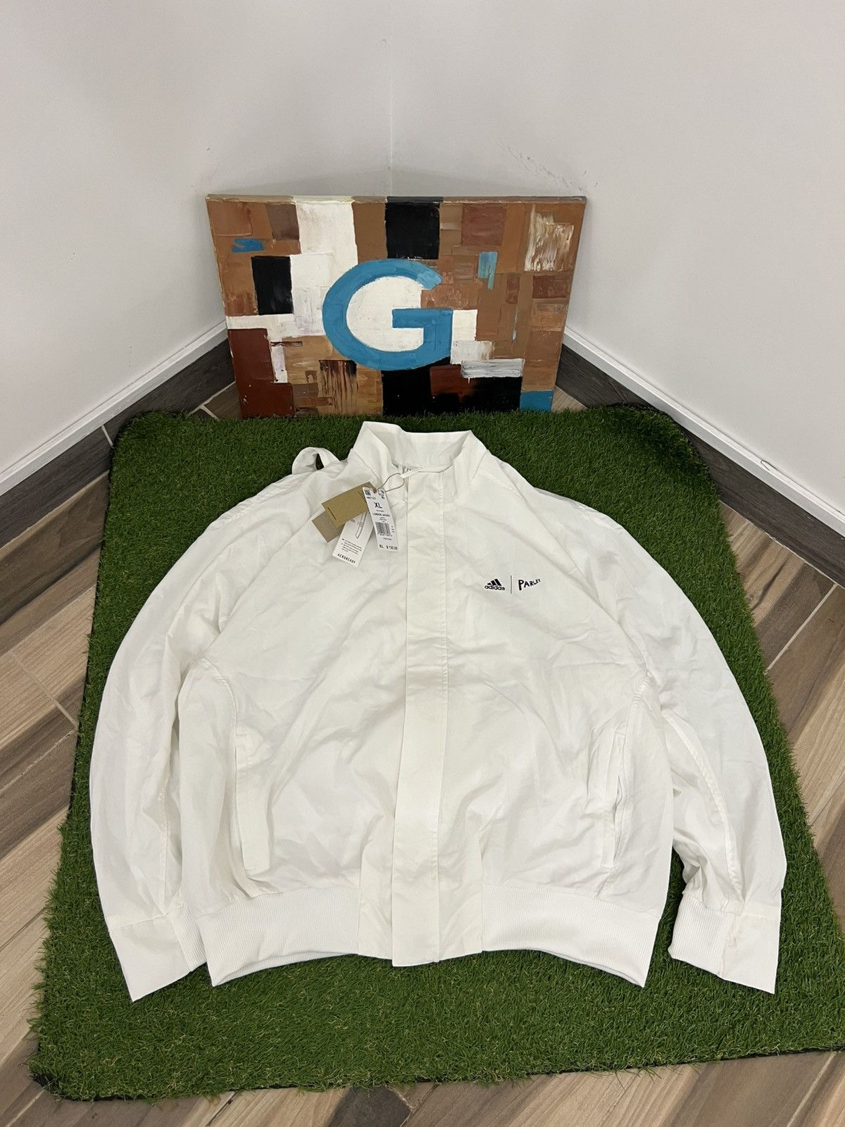 Adidas ADIDAS x PARLEY LONDON JACKET SIZE “XL” NWT Size US XL / EU 56 / 4 - 1 Thumbnail