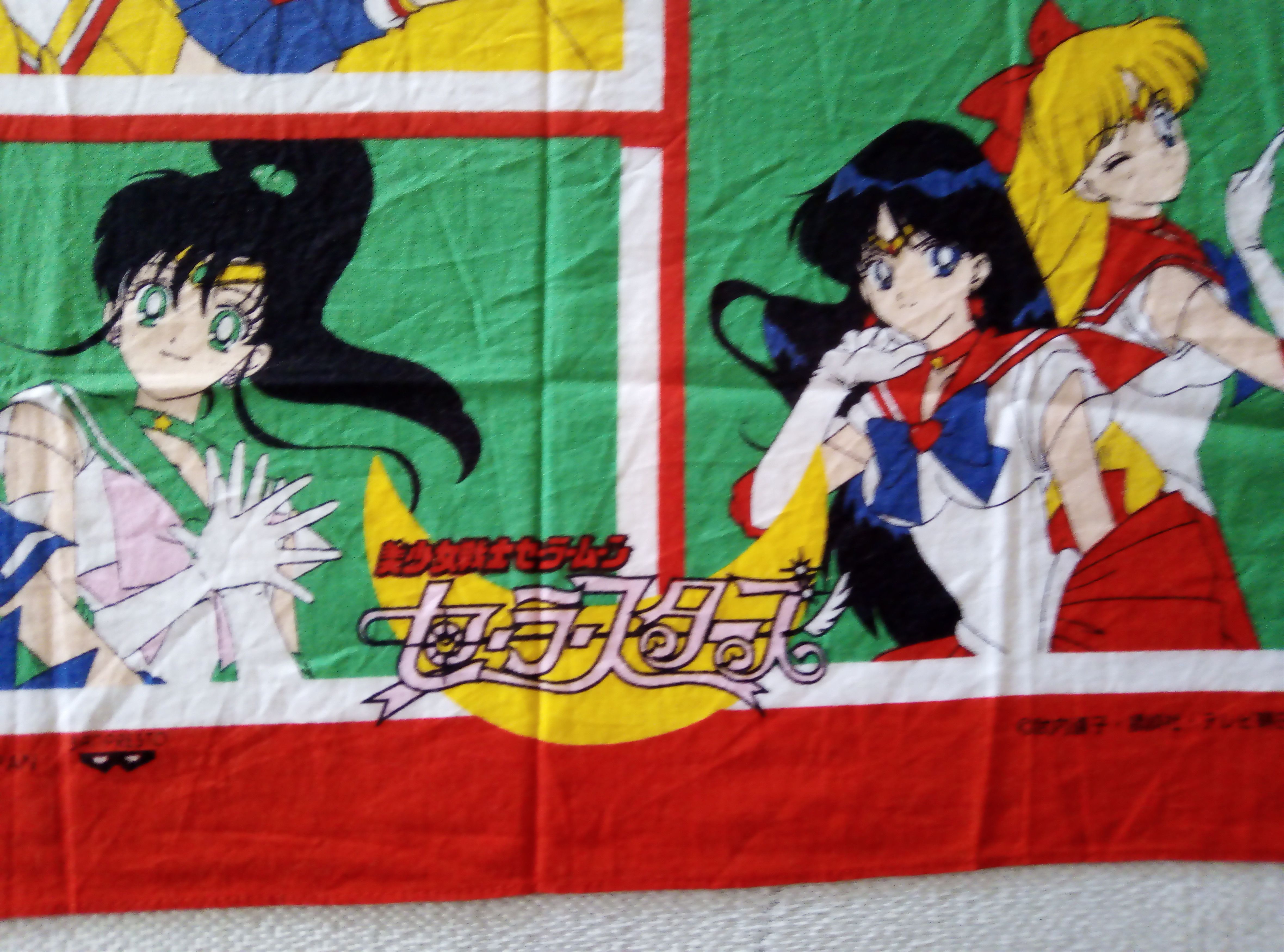 Anime RARE 1996 sailormoon vintage bandana handkerchief Size ONE SIZE - 4 Thumbnail