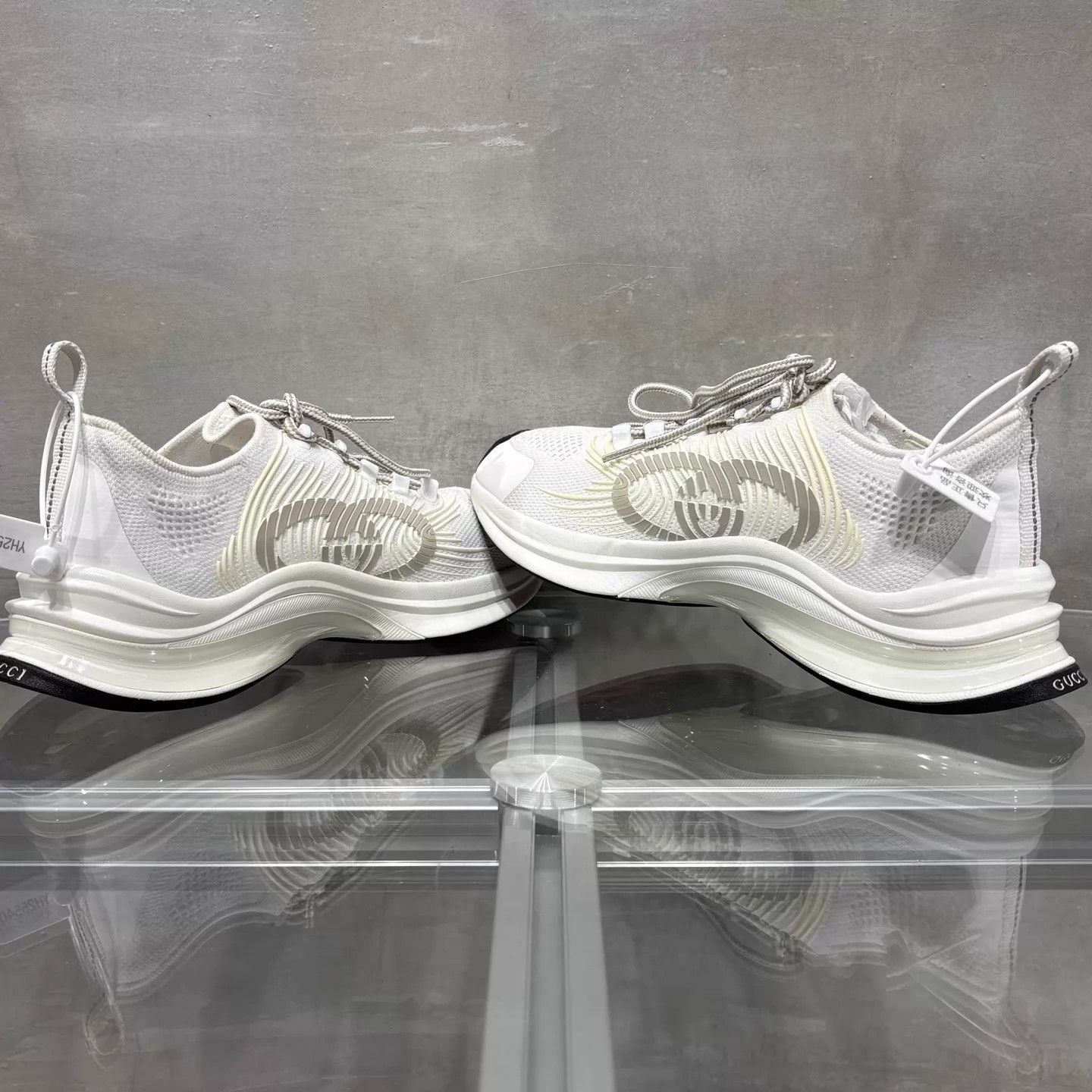 Gucci Gucci RUN White Sneakers 42.5 Size US 9.5 / EU 42-43 - 5 Thumbnail
