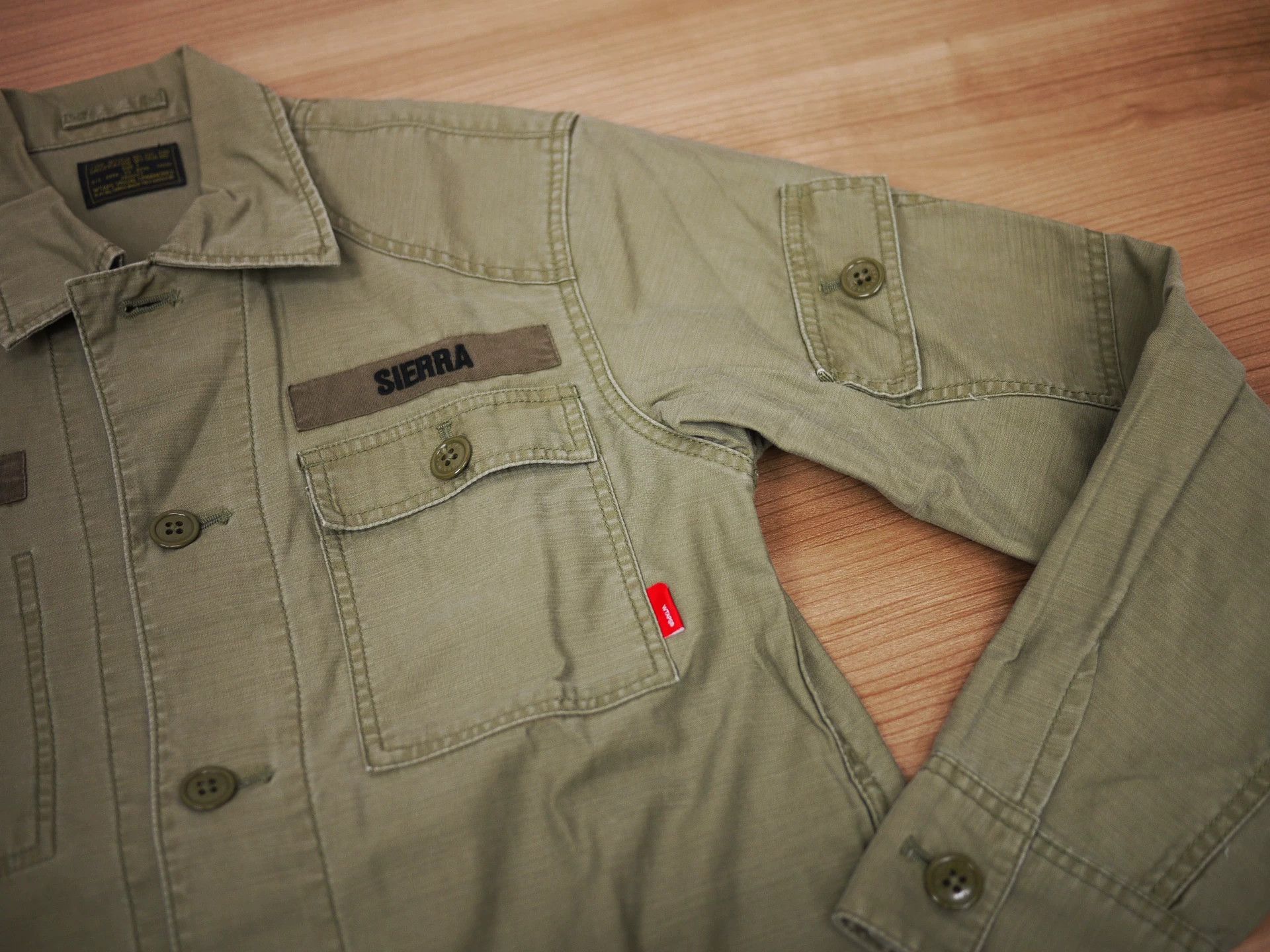 Wtaps Wtaps Juncle Shirt Olive S used no tags no pockets Size US S / EU 44-46 / 1 - 5 Thumbnail