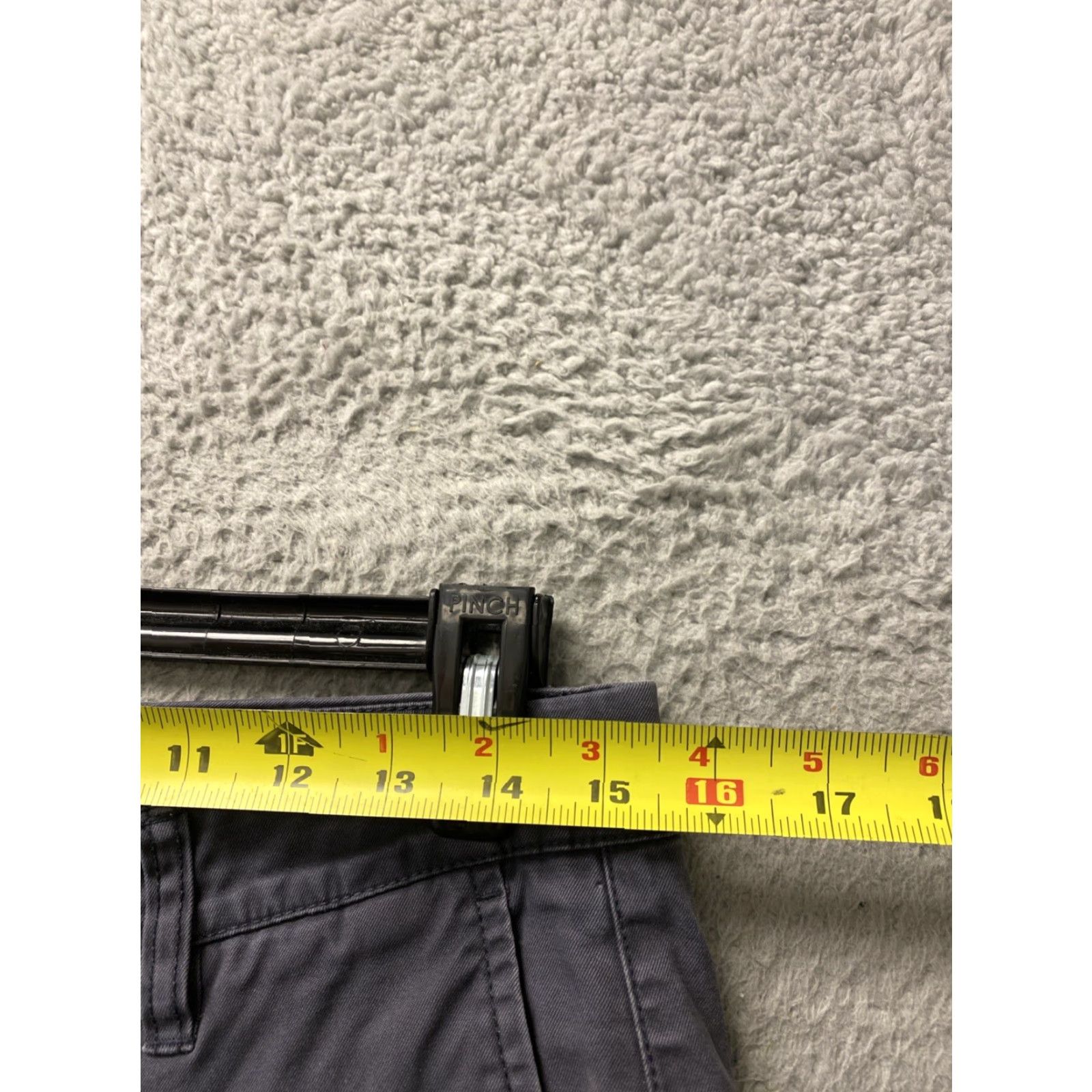 Bonobos BONOBOS Slim Taper Chino Pants Men 30x32 Gray Cotton Blend Zip Flat Front Regular Inseam 32 Mens Golf Style Size US 30 / EU 46 - 4 Thumbnail