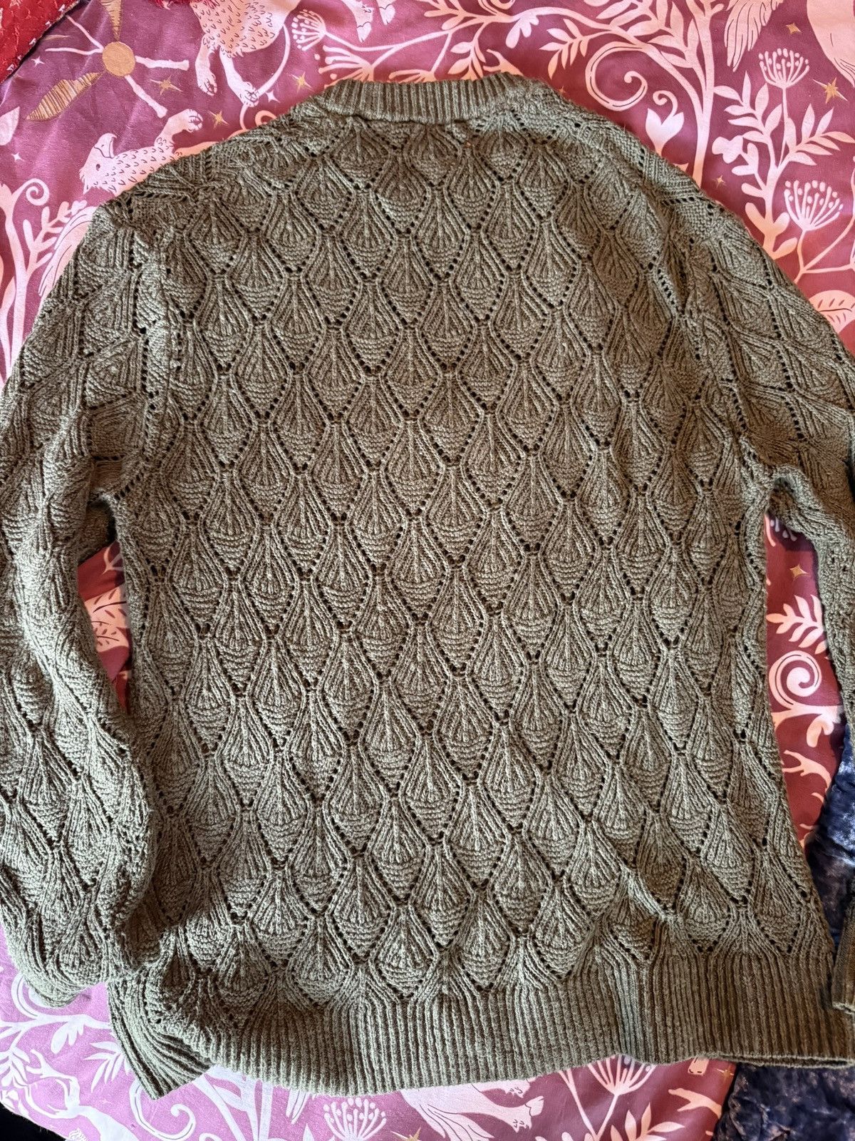 Abercrombie & Fitch Men’s Abercrombie and Fitch green sweater Size US M / EU 48-50 / 2 - 2 Thumbnail