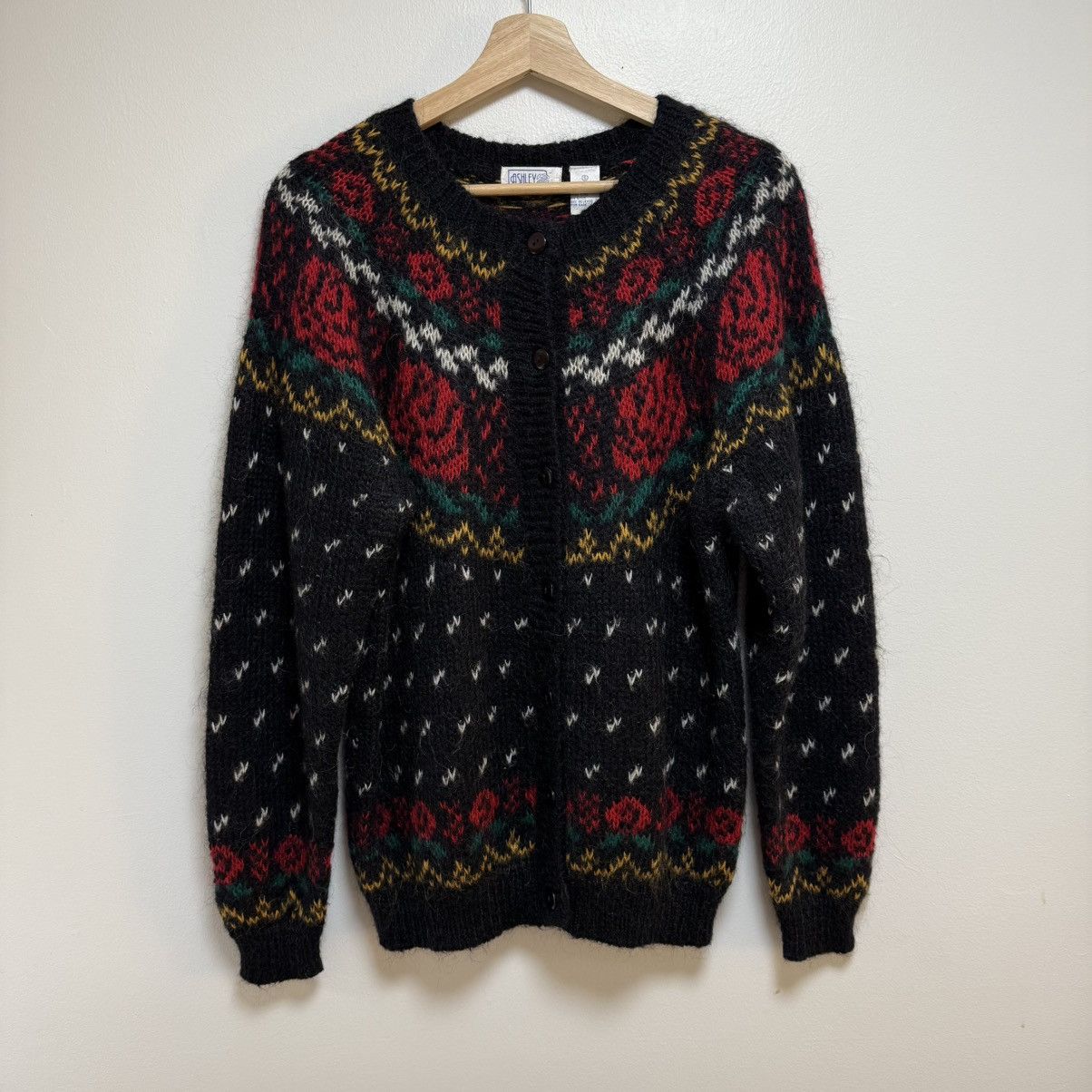 Vintage Vintage Mohair Cardigan Sweater Small Size US S / EU 44-46 / 1 - 1 Thumbnail