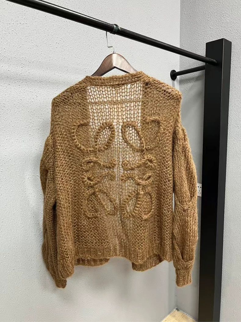 Loewe LOEWE Openwork brocade cardigan Size M / US 6-8 / IT 42-44 - 2 Thumbnail
