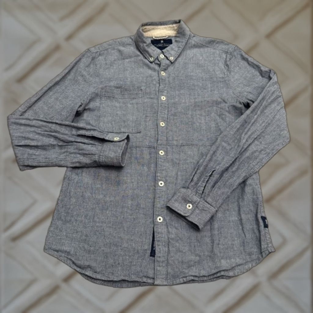 Roark Roark Revival Button-Up Shirt Mens Small Gray Striped Cotton Casual Outdoor Preppy Size US S / EU 44-46 / 1 - 1 Thumbnail
