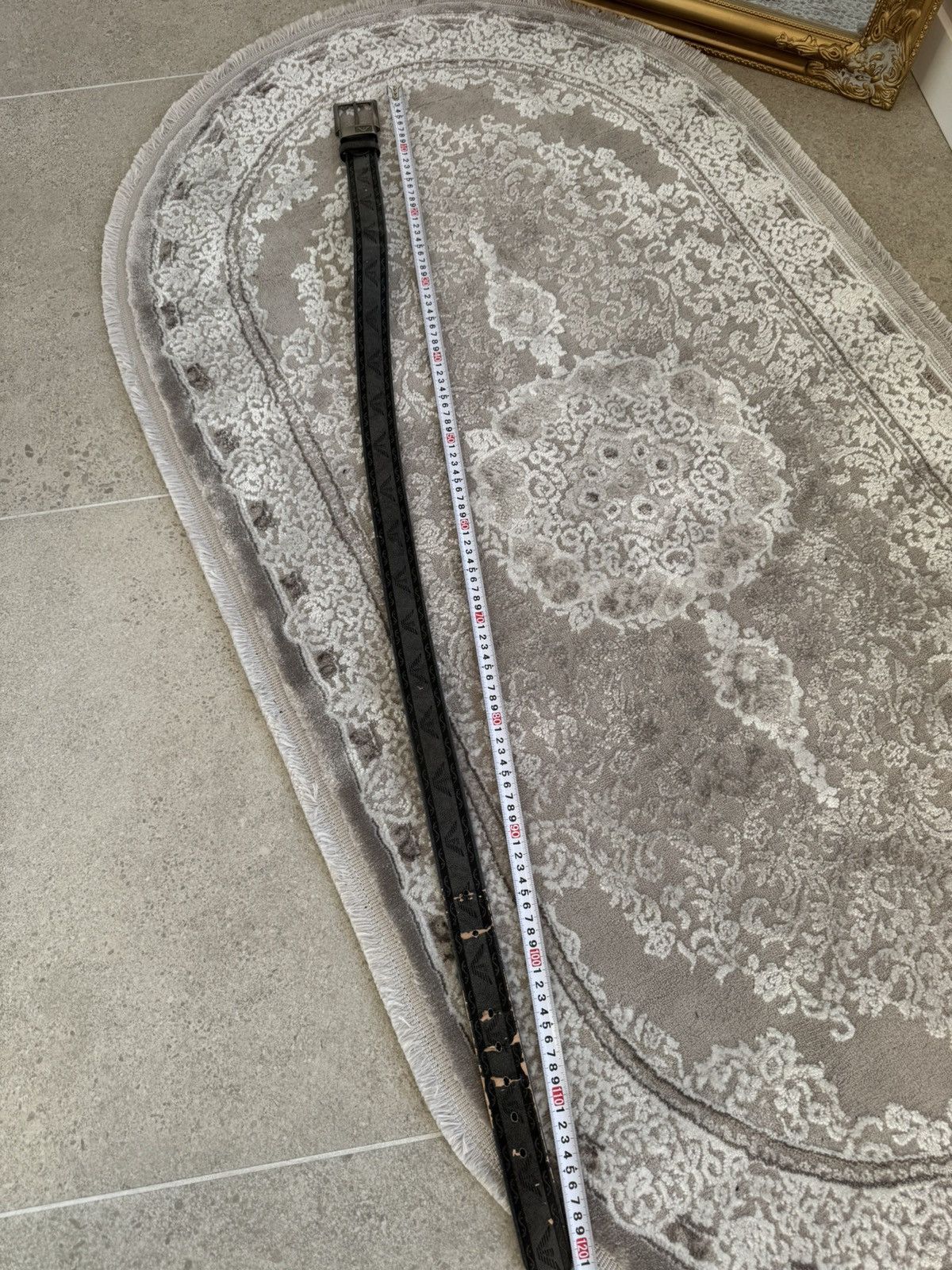 Armani Vintage Armani Monogram FADED Belt Y2K Size ONE SIZE - 2 Thumbnail