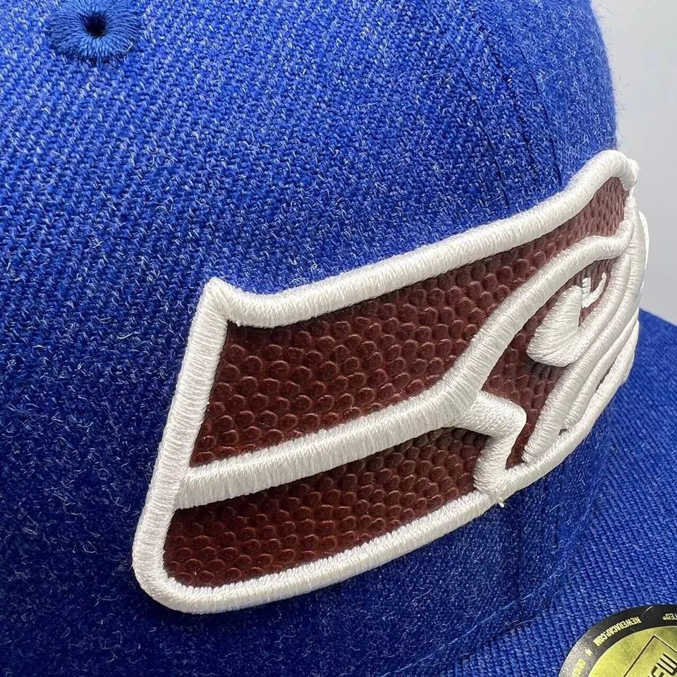 New Era Seattle Seahawks 7 1/2 Blue Wilson x New Era Fitted Cap New Size ONE SIZE - 5 Thumbnail
