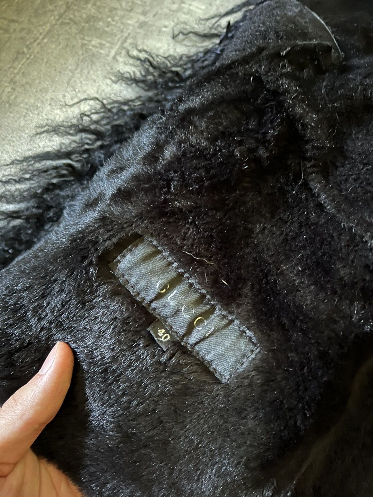 Gucci Gucci F/W 99 by Tom Ford Mongolian lamb leather fur coat Size L / US 10 / IT 46 - 15 Thumbnail