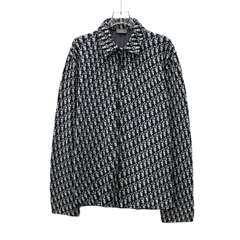 Dior Dior Color-matched cotton logo jacquart full-print lapel s Size US L / EU 52-54 / 3 - 1 Thumbnail
