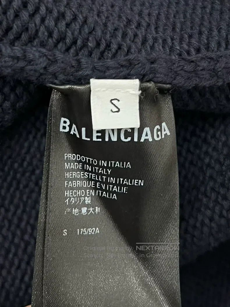 Balenciaga Balenciaga Loose Knit Sweater Size US S / EU 44-46 / 1 - 5 Thumbnail