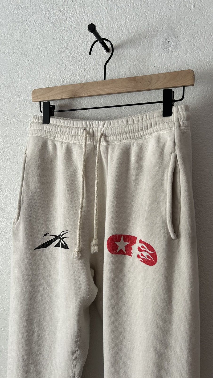 HELLSTAR Hellstar White Skull Sweat Pants Size US 30 / EU 46 - 6 Thumbnail