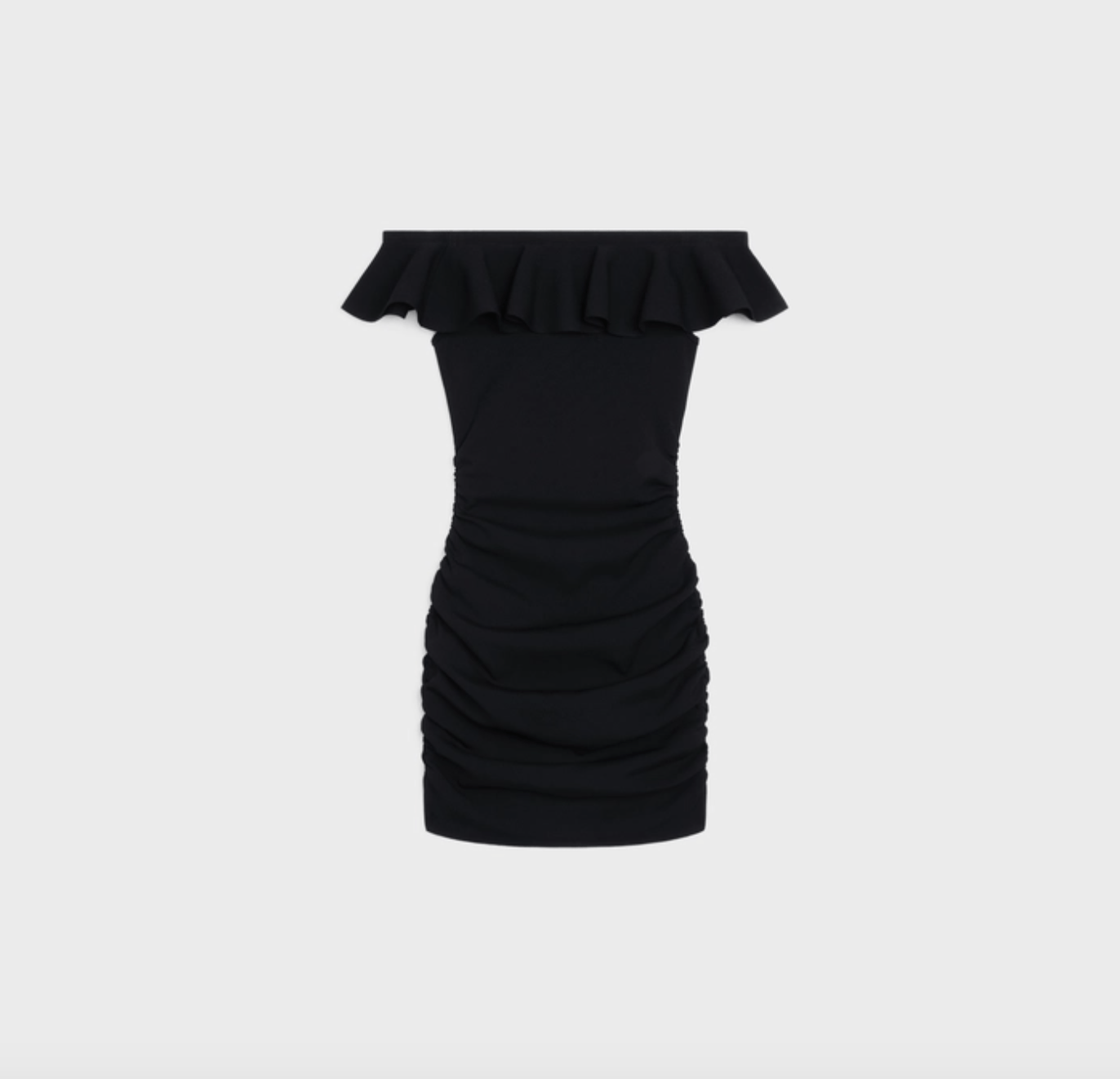 o1bcso1str0224 2A54X256R.38NO Mini Dress in Black