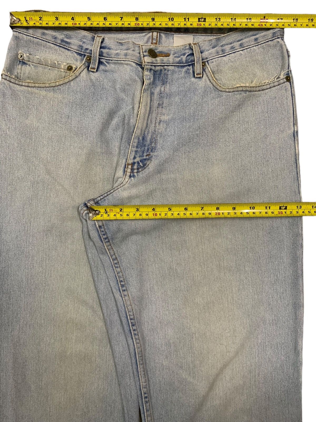 Eddie Bauer Vintage Y2K Eddie Bauer Pre Washed Baggy Loose Ripped Jeans Size US 34 / EU 50 - 15 Thumbnail