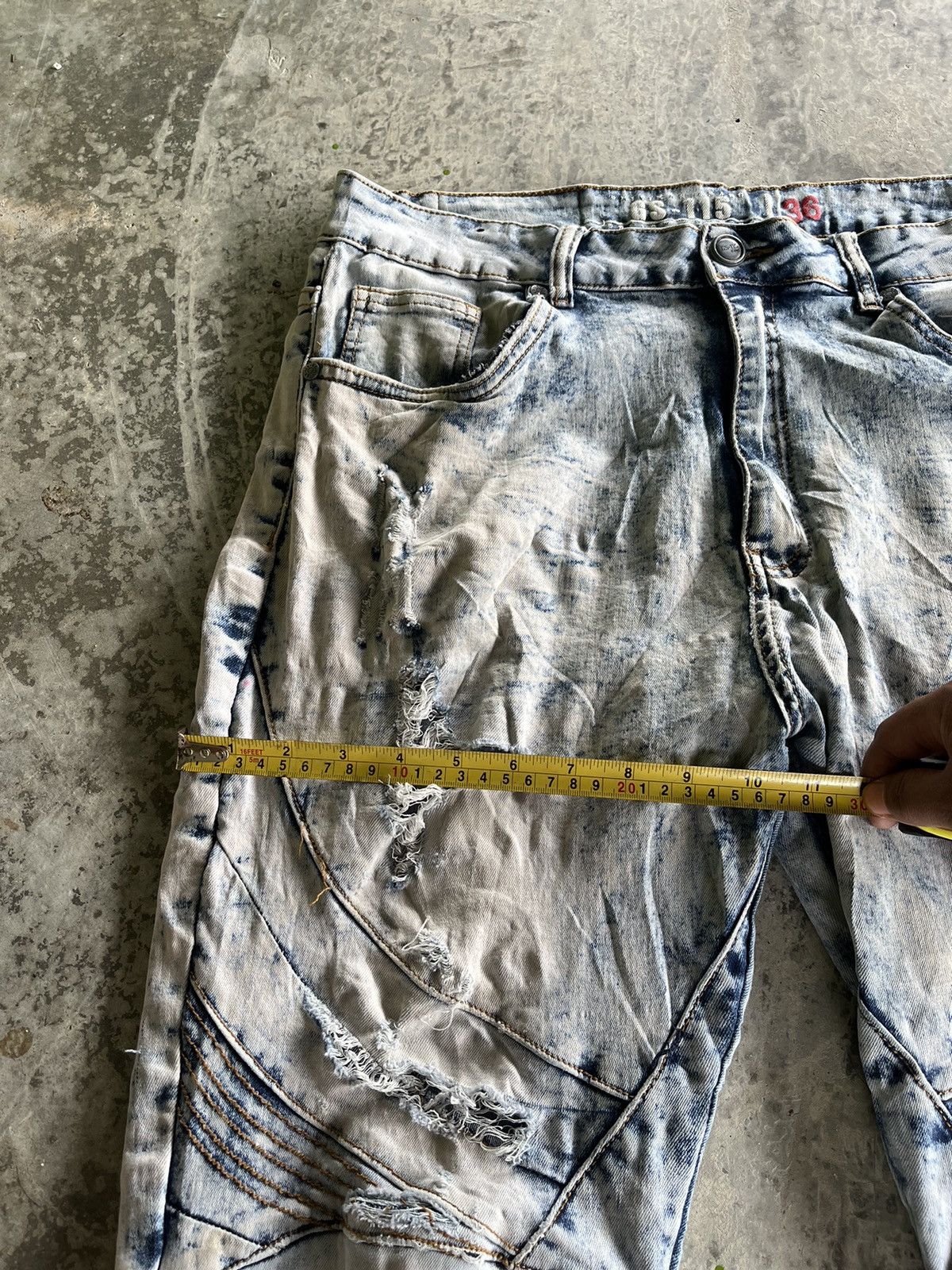 Hysteric Glamour × Japanese Brand × Vintage Distressed Hysteric Inspired Denim Size US 32 / EU 48 - 10 Thumbnail
