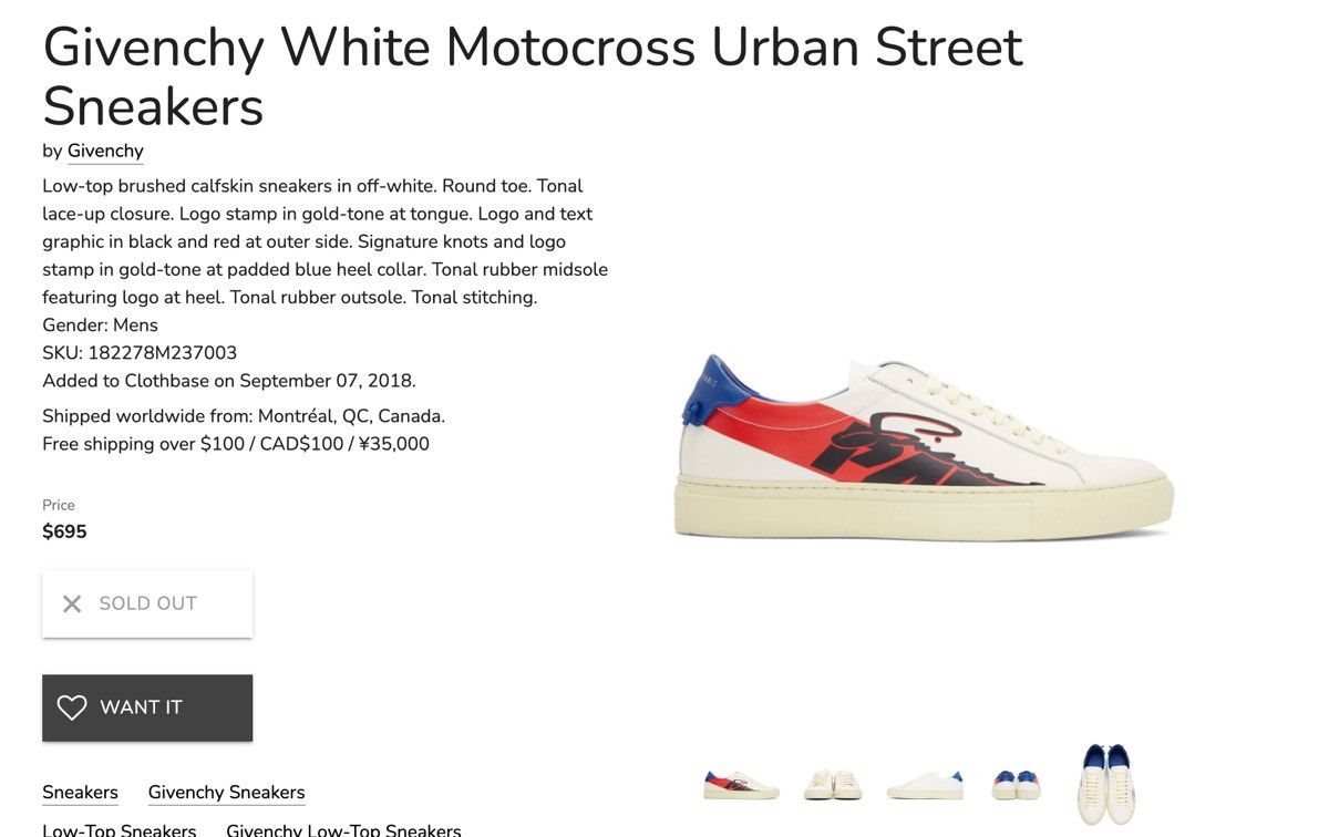 Givenchy Givenchy White Motocross Urban Street Sneakers Size US 10.5 / EU 43-44 - 7 Thumbnail