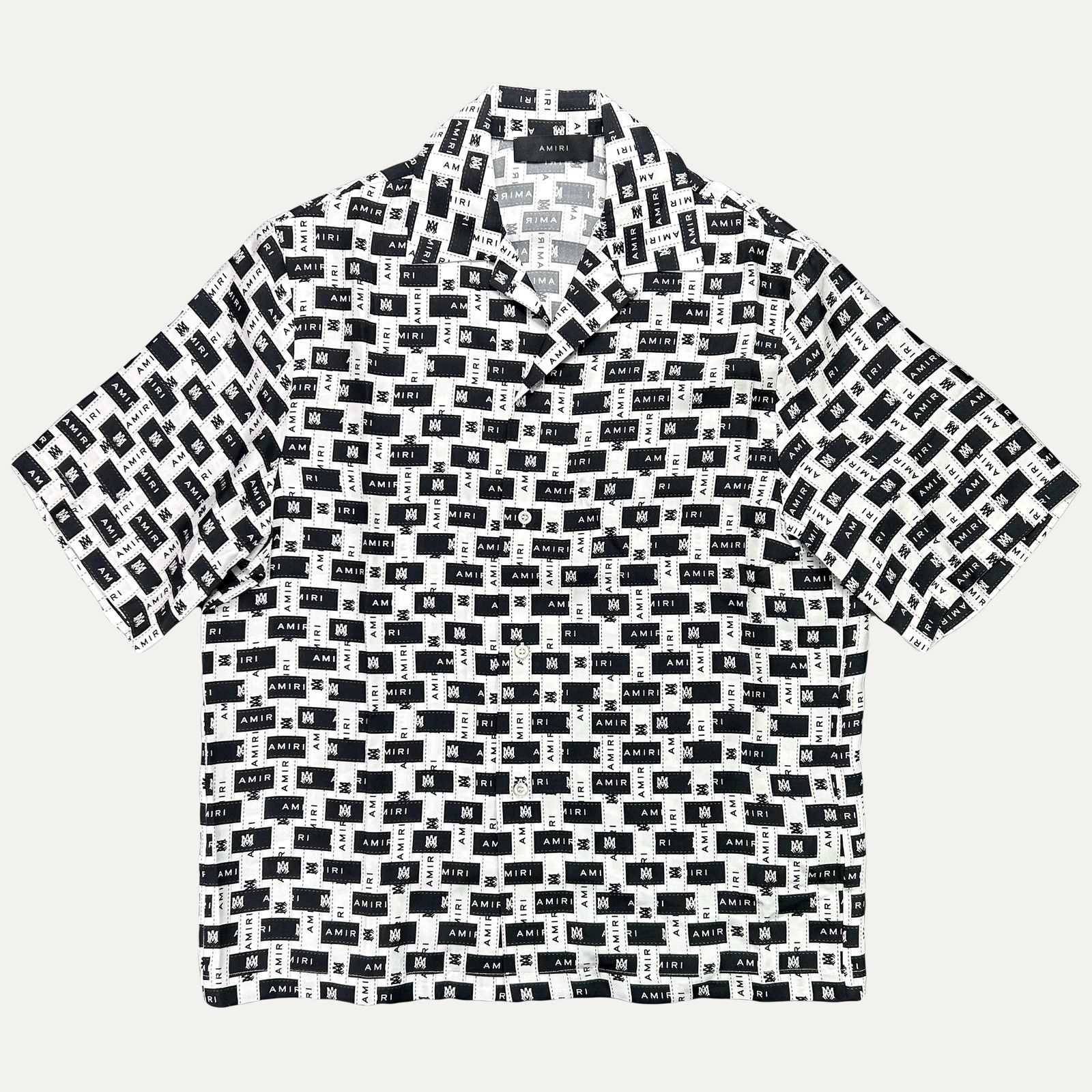 Amiri Amiri Tape Bowling Button Up Shirt Size US XL / EU 56 / 4 - 1 Thumbnail