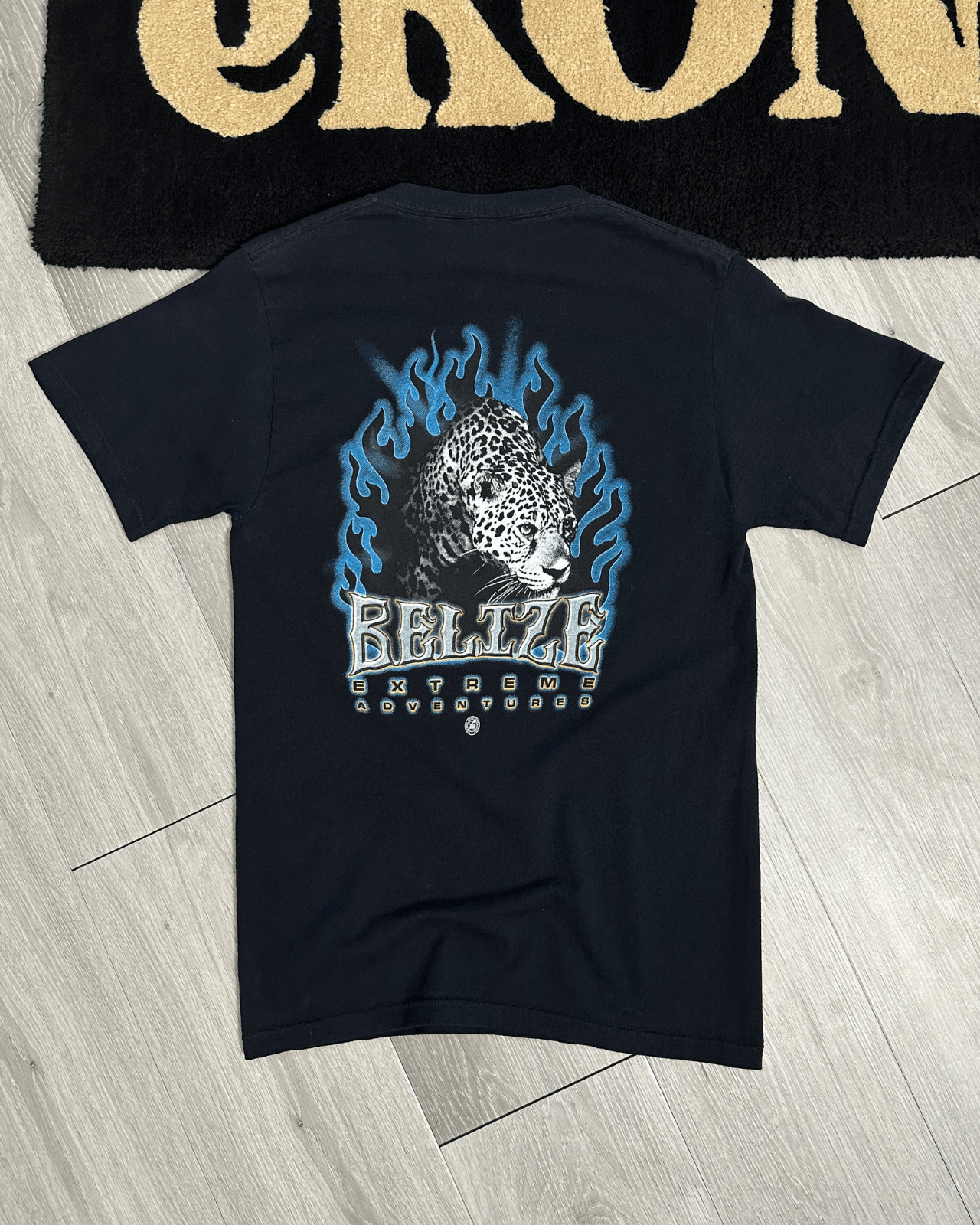 Fruit Of The Loom × Vintage Vintage Belize Extreme Adventures Jaguar T-Shirt Size Small Size US S / EU 44-46 / 1 - 1 Thumbnail