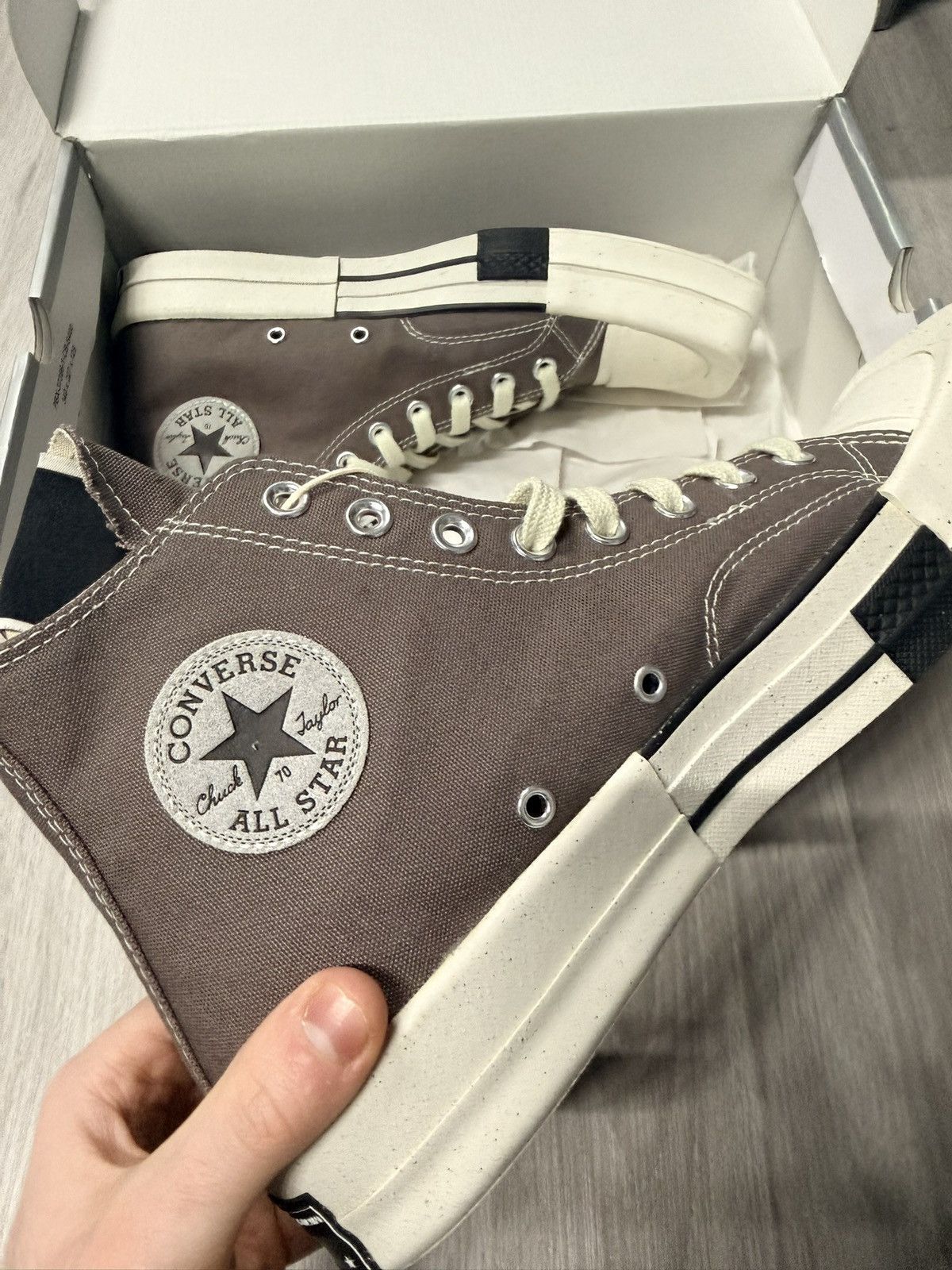 Converse × Rick Owens Drkshdw Rick Owens Converse Sneaker Size US 9 / EU 42 - 4 Thumbnail