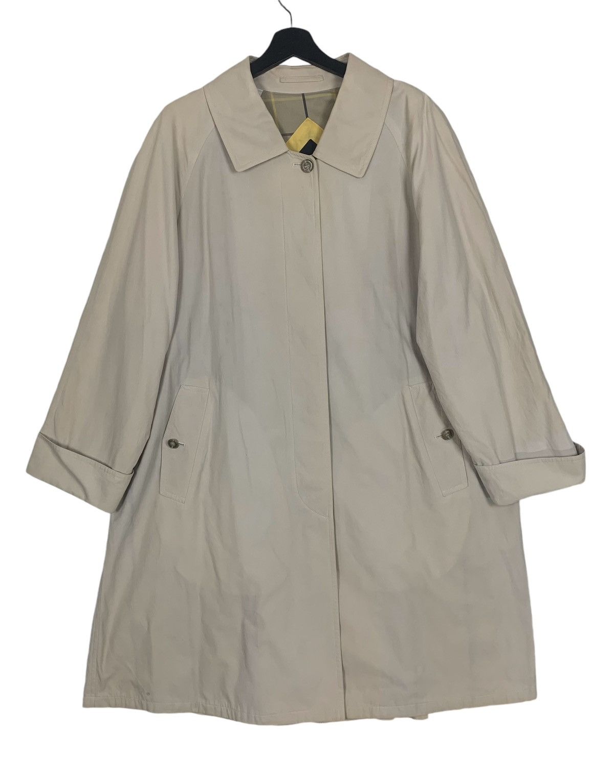 Burberry Vintage Burberry Designer Luxury Trench Coat Long Coat Size L / US 10 / IT 46 - 1 Thumbnail