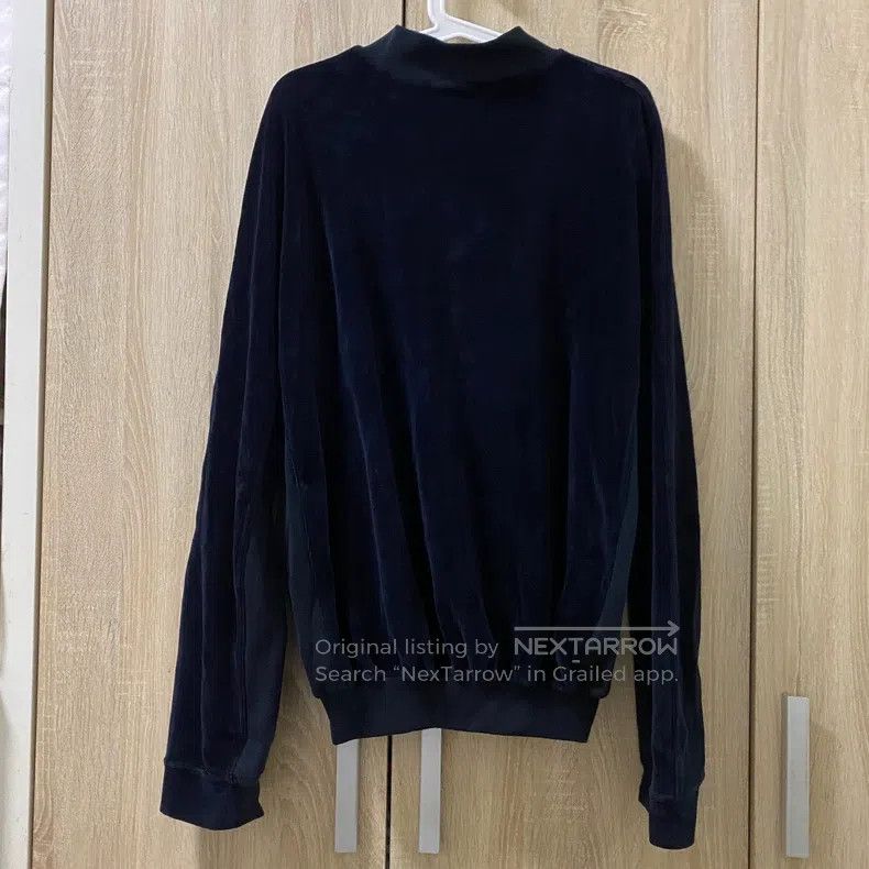 Haider Ackermann Haider Ackermann Black velvet hoodie with a velvety layere Size US M / EU 48-50 / 2 - 2 Thumbnail
