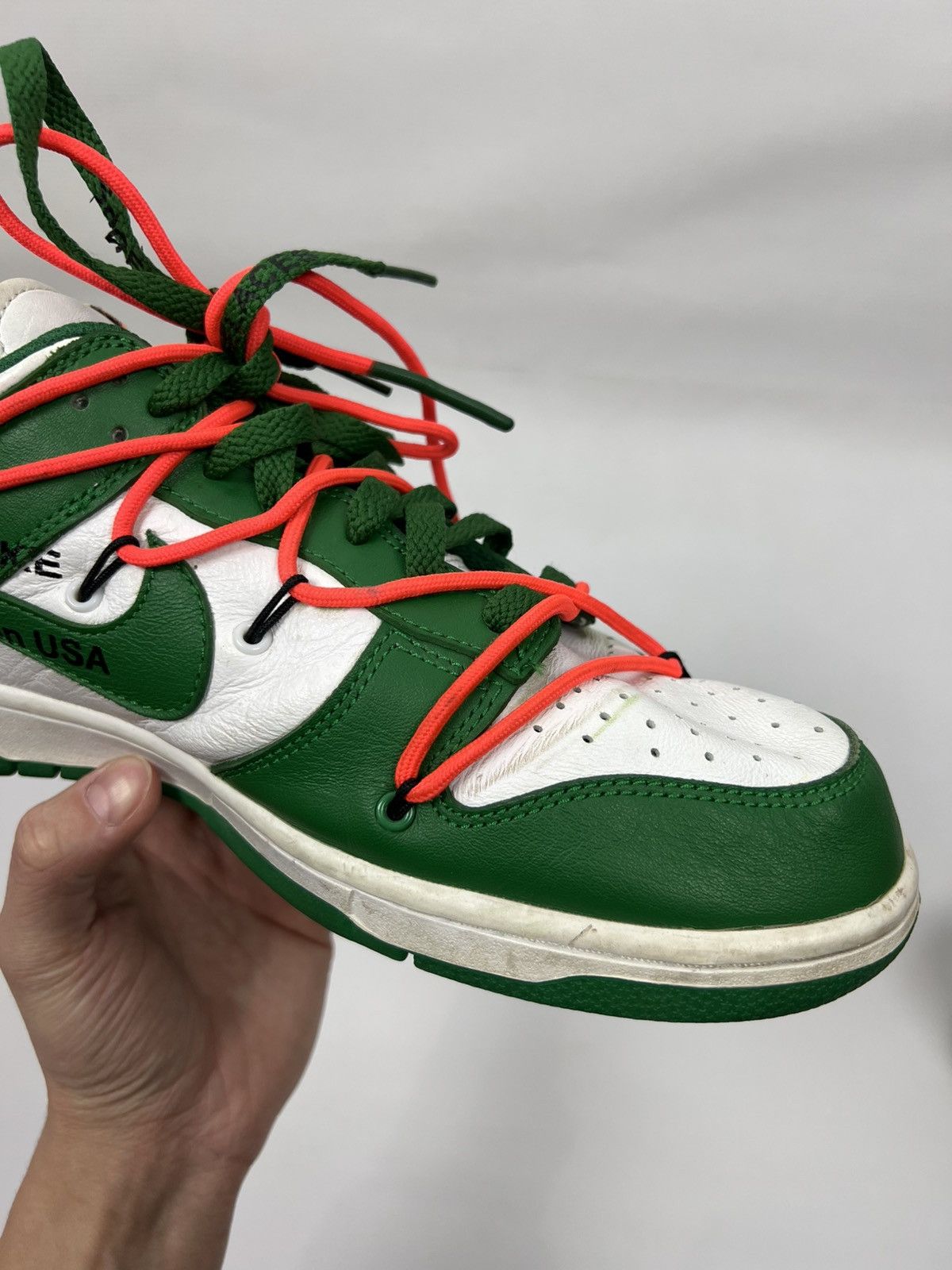 Nike × Off-White Nike Dunk Low Off White Pine Green size 11 Size US 11 / EU 44 - 17 Thumbnail