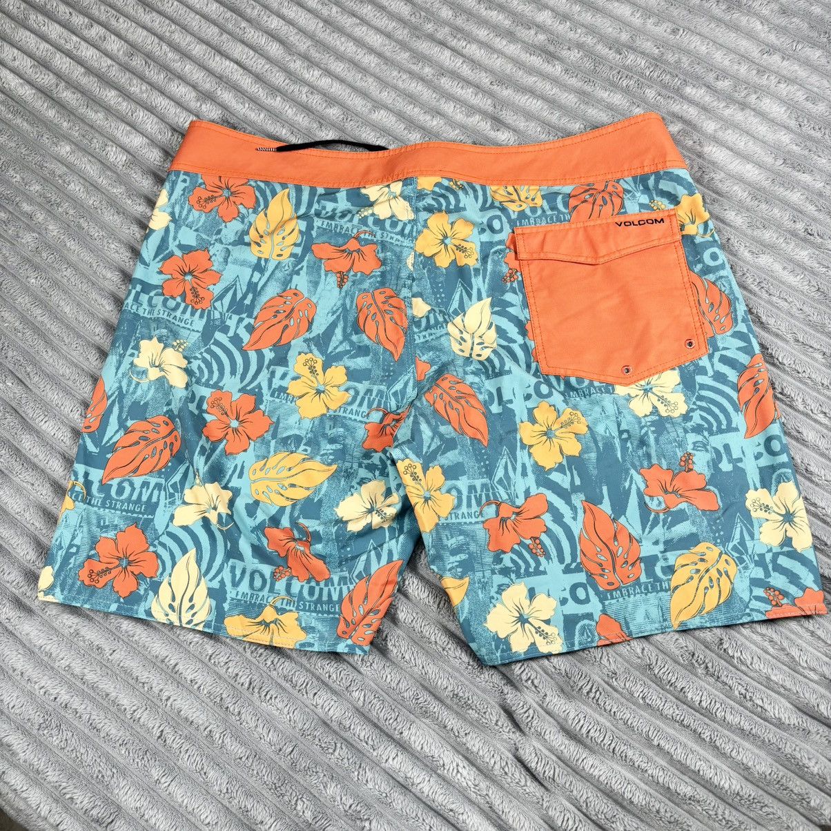 Volcom Volcom men’s sz 40 pull string inverted floral Boardshorts Size US 40 / EU 56 - 10 Thumbnail