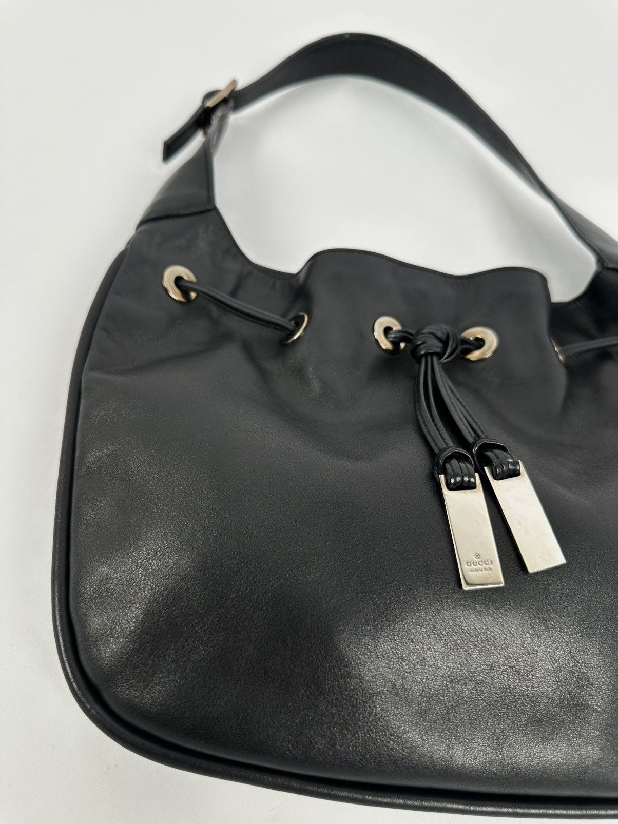Gucci Gucci - Jackie Hobo - Leather Drawstring Shoulder Bag Size ONE SIZE - 5 Thumbnail