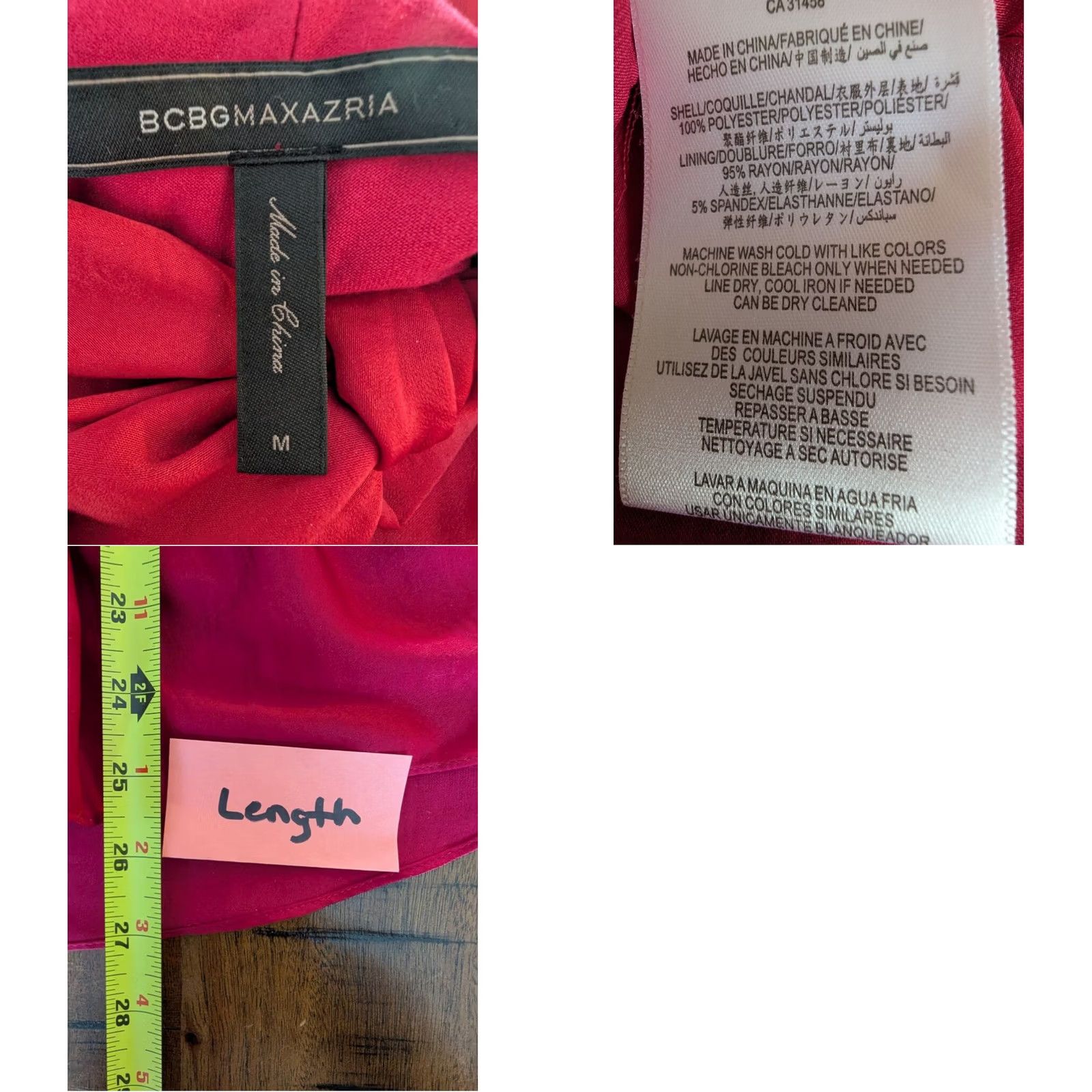 Bcbgmaxazria BCBGMAXAZRIA Blouse Halter Sleeveless Satin Pink Peplum Bow Tie Neck Womens M Size M / US 6-8 / IT 42-44 - 8 Thumbnail
