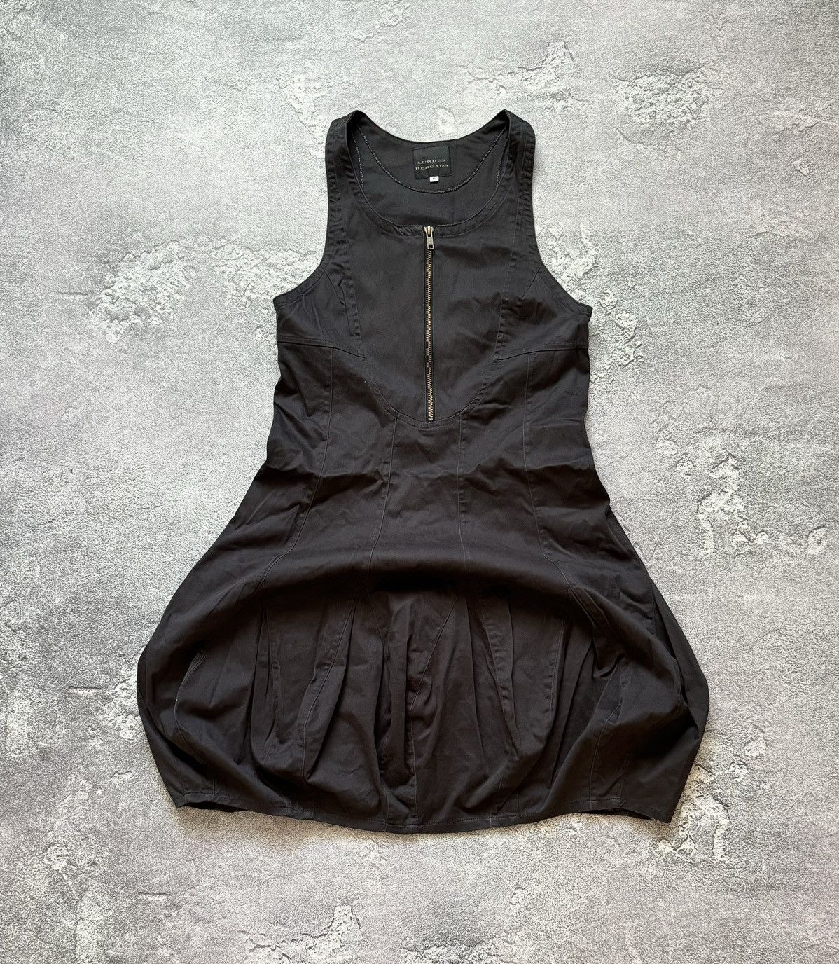 Vintage Lurdes bergada S Avantgarde dress sleeveless relaxed bondage Size S / US 4 / IT 40 - 1 Thumbnail