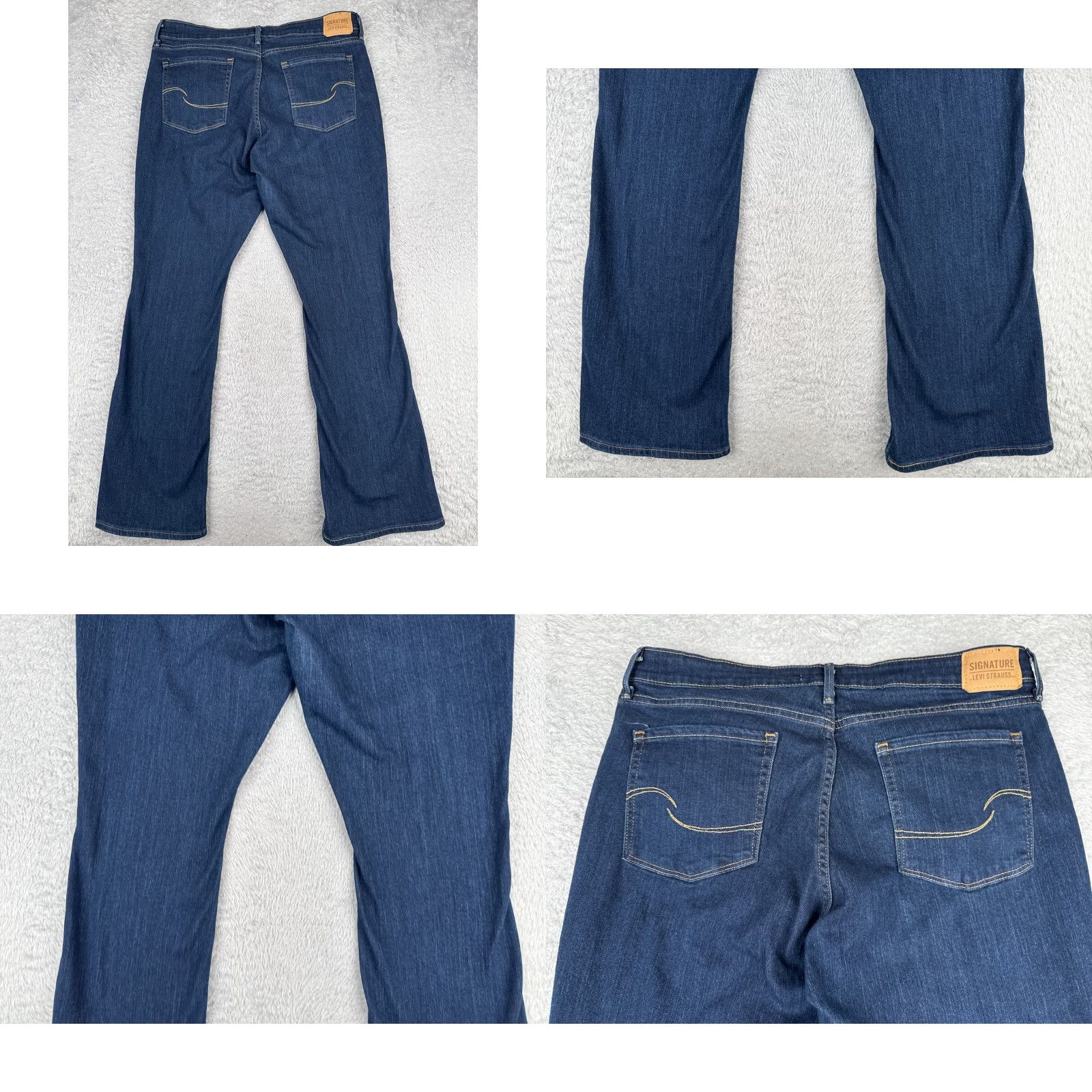 Levi's Levi's 500 Jeans Women Regular Bootcut Mid Rise 33x32 Denim Cotton Blue 16 Comfortable Pockets Distressed Solid Vintage No N/A Size 38" / US 16 / IT 52 - 10 Thumbnail