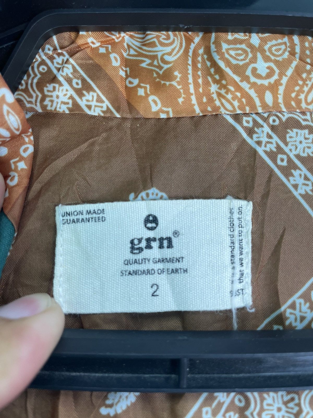 GRN × Japanese Brand Vtg 90s GRN paisley work lined mountain outdoor jacket Size US M / EU 48-50 / 2 - 6 Thumbnail