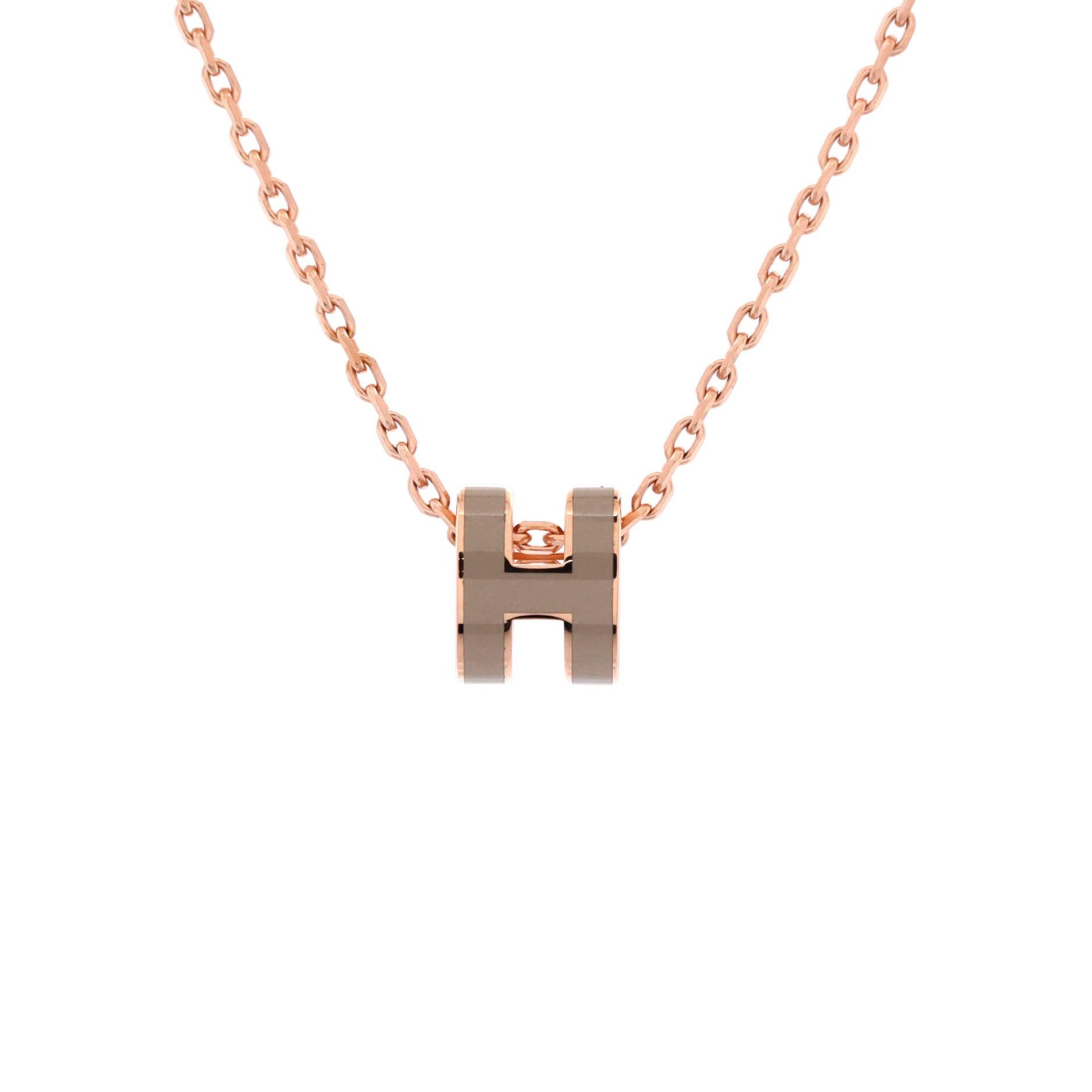Hermes Pop H Pendant Chain Necklace Size ONE SIZE - 1 Thumbnail