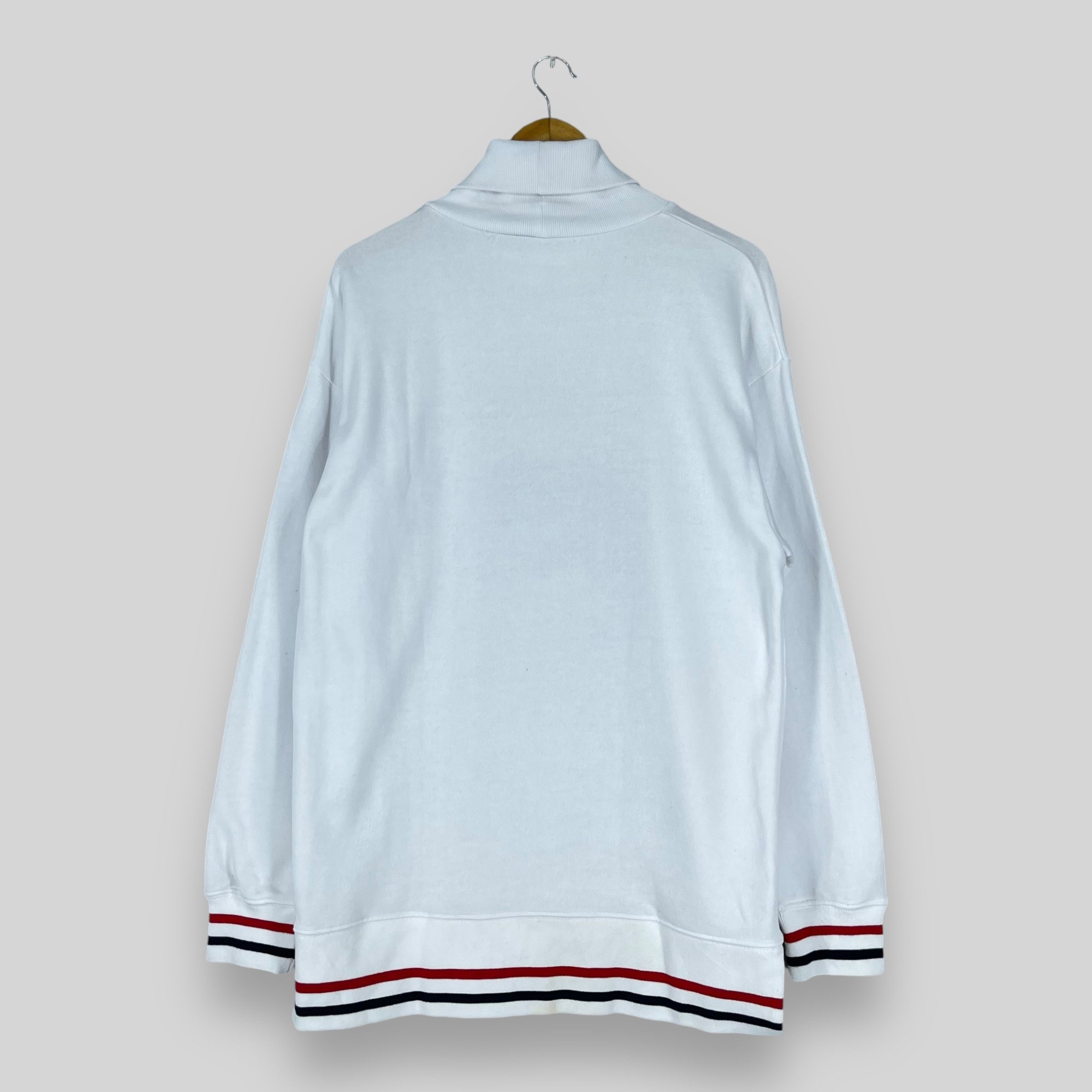 Fila Vintage FILA Big Logo Spellout High Neck Pullover Sweater Size US L / EU 52-54 / 3 - 9 Thumbnail