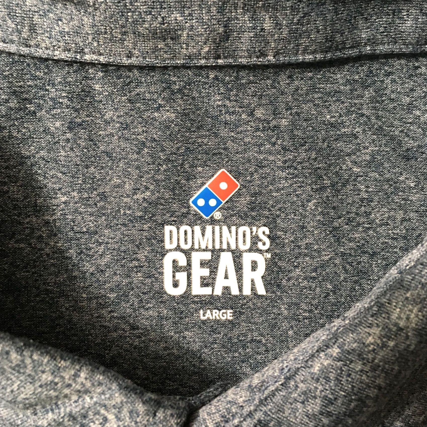 Vintage Domino's Polo Shirt L Men Blue Heather Short Sleeve Dominos Gear Polo Shirt Short Sleeve Uniform Pizza Delivery Size US L / EU 52-54 / 3 - 3 Thumbnail