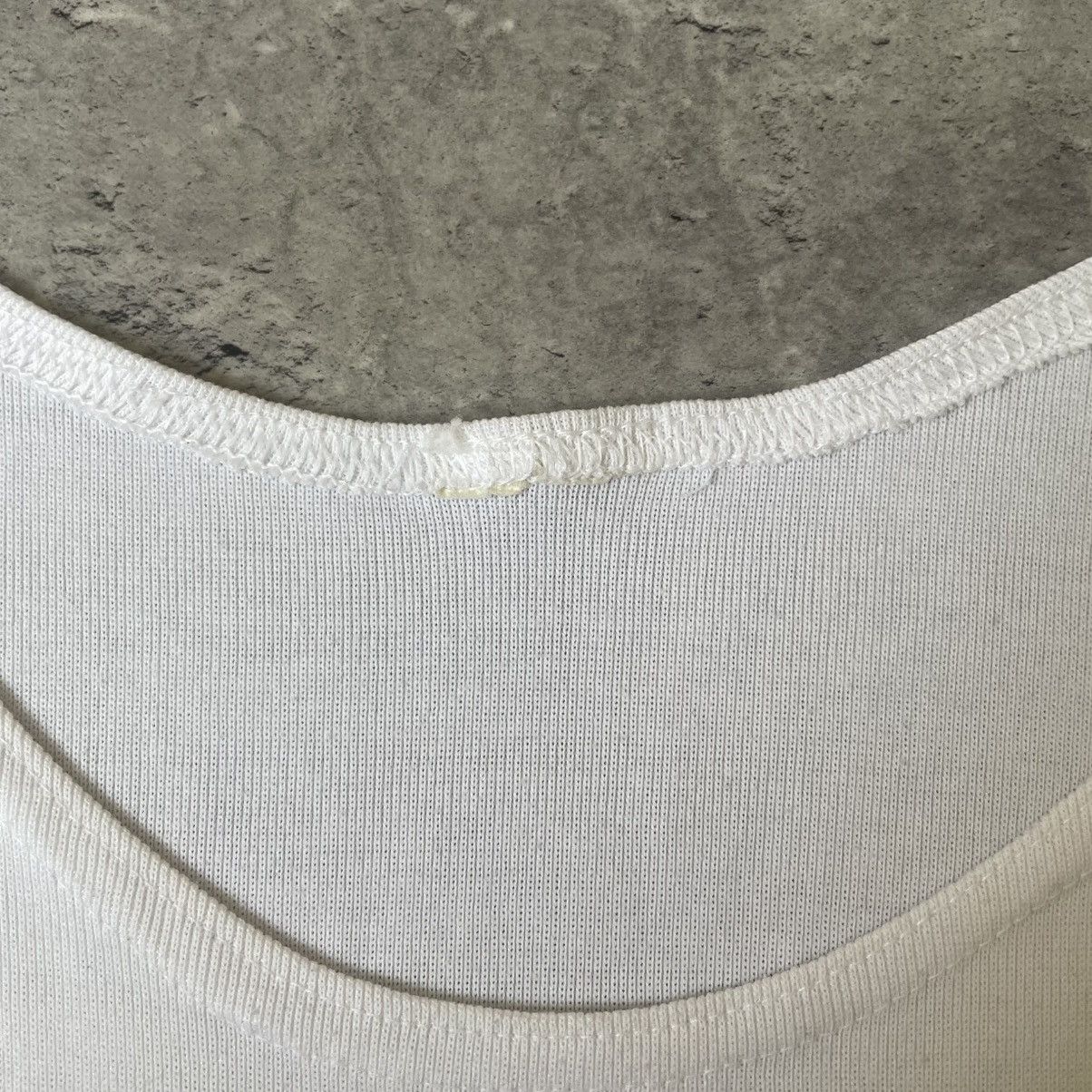 Vintage Vintage 80s Send More Tourists White UnderShirt Size US M / EU 48-50 / 2 - 4 Thumbnail