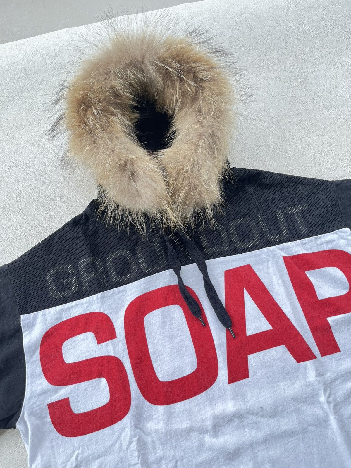 Hysteric Glamour DEDICATE SOAR SICK POEM FUR HOODIE IFSIX LGB STYLE Size US L / EU 52-54 / 3 - 8 Thumbnail
