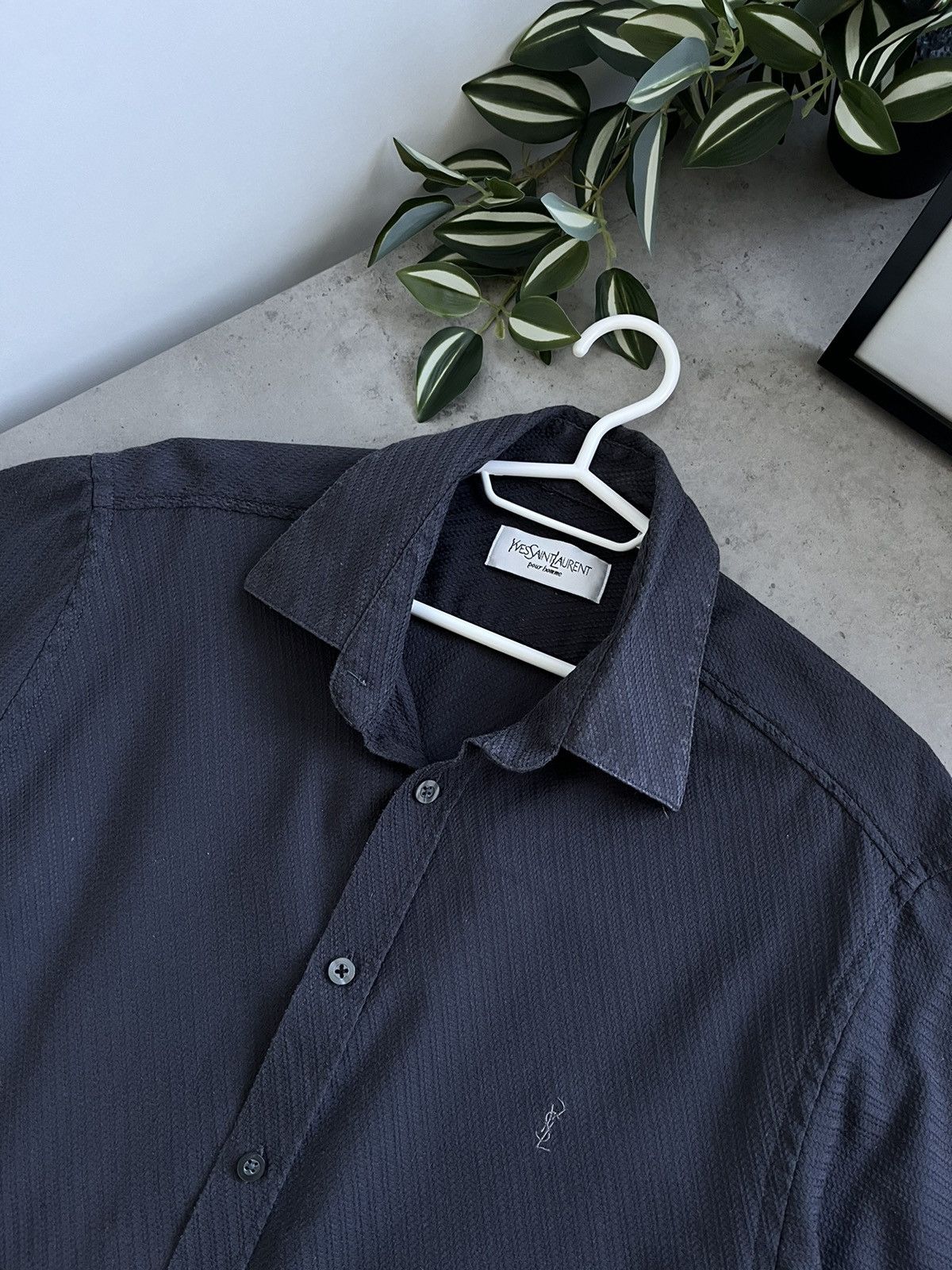 Yves Saint Laurent Vintage Yves Saint Laurent mens shirt sz M Size US M / EU 48-50 / 2 - 2 Thumbnail
