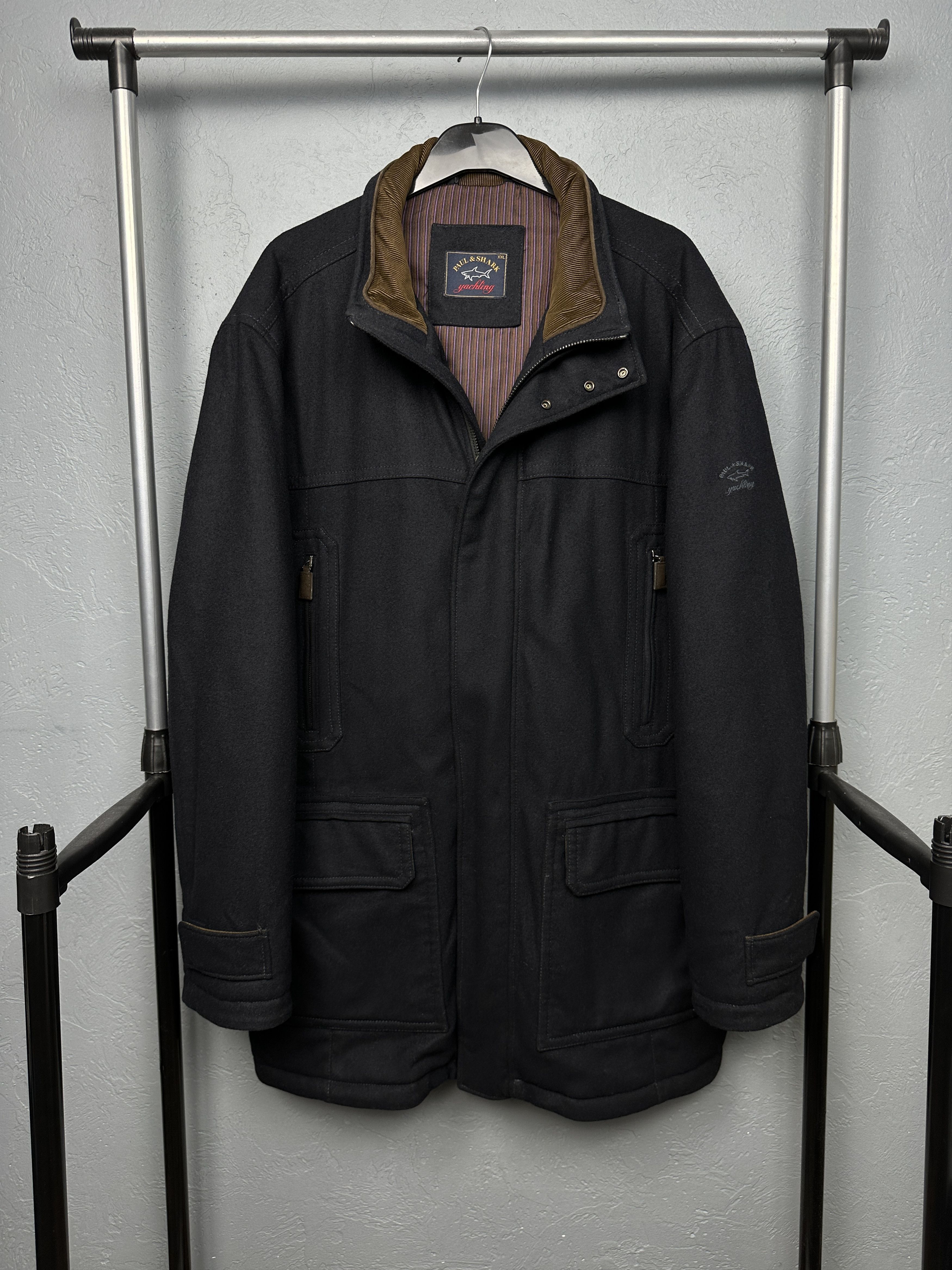 Paul & Shark Paul & Shark Vintage Mens Wool Coat Jacket Size US XXL / EU 58 / 5 - 1 Thumbnail