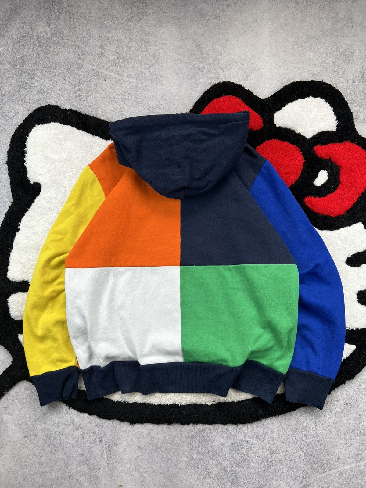 Polo Ralph Lauren Polo Ralph Lauren Patchwork Monogram Vintage Hoodie Size US L / EU 52-54 / 3 - 9 Thumbnail