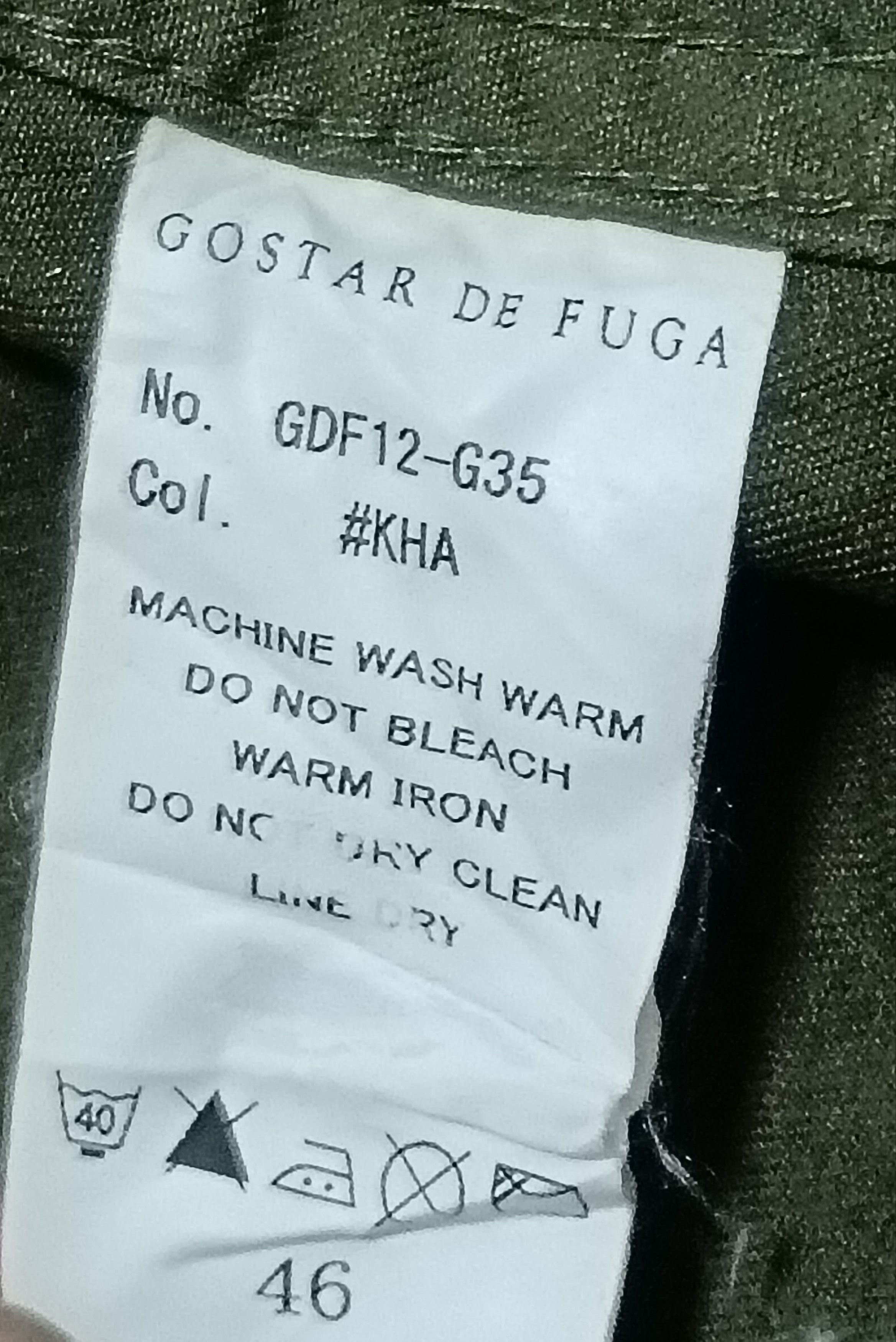 GOSTAR DE FUGA GOSTAR DE FUGA PUNK MILITARY KAPITAL LIKE JACKET Size US S / EU 44-46 / 1 - 4 Thumbnail