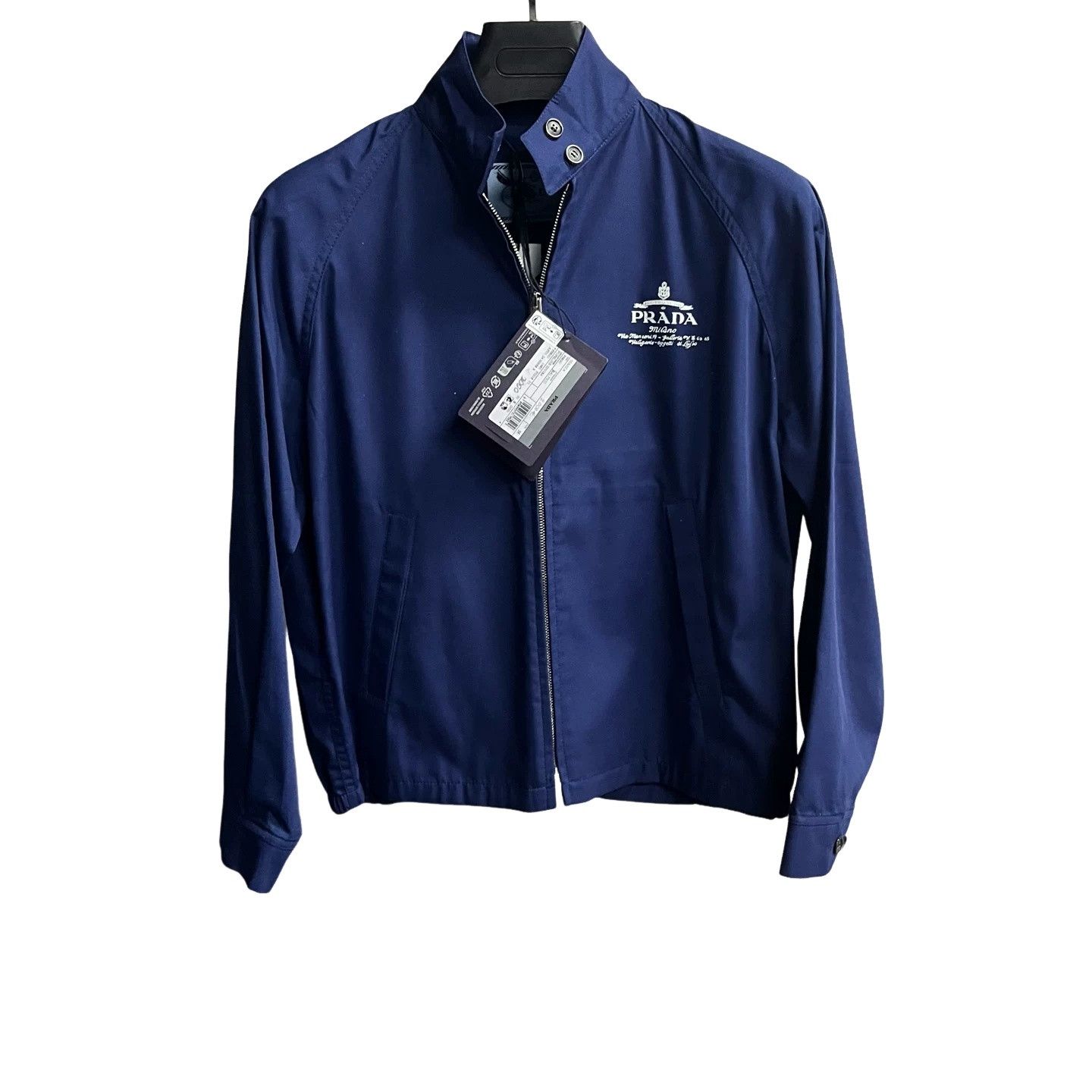 Prada Prada Baltico Poplin Logo Zip-Up Jacket 36 Size XS / US 0-2 / IT 36-38 - 1 Thumbnail