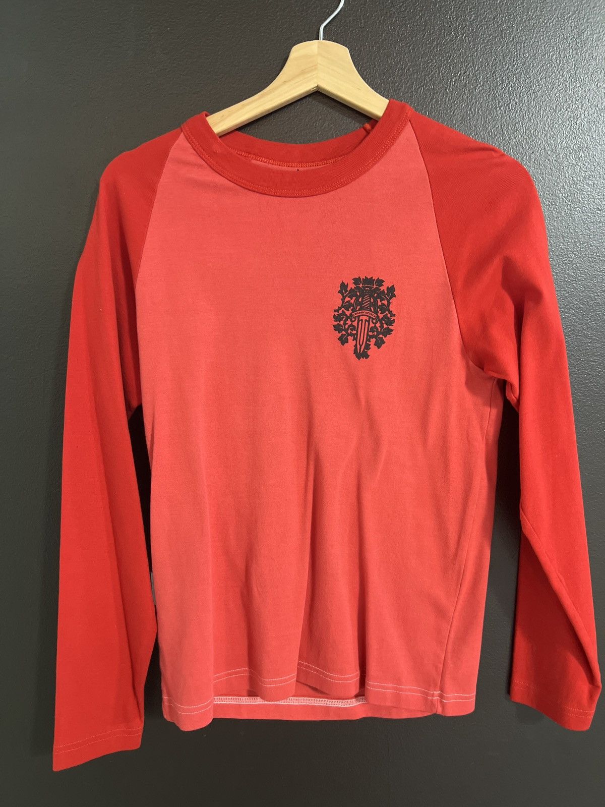 Pre-owned Chrome Hearts Long Sleeve Size M In Red