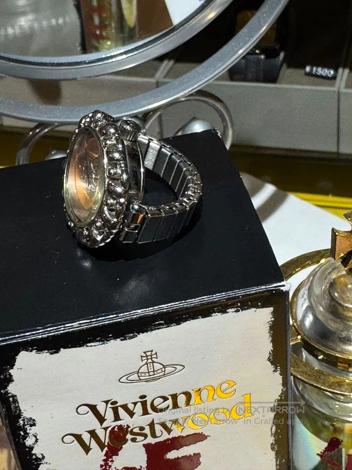 Vivienne Westwood Vivienne Westwood Saturn Snake Ring Watch. Size ONE SIZE - 4 Thumbnail