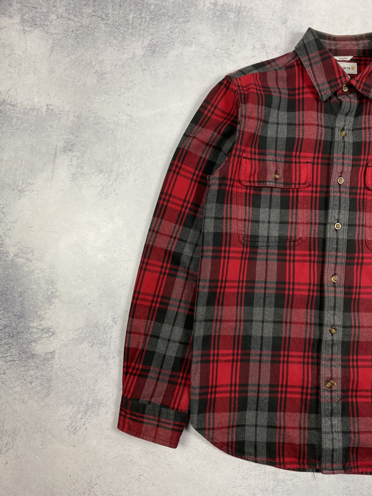 Carhartt Carhartt Checked Button Up Long Sleeve Shirt Worker Size M Size US M / EU 48-50 / 2 - 3 Thumbnail