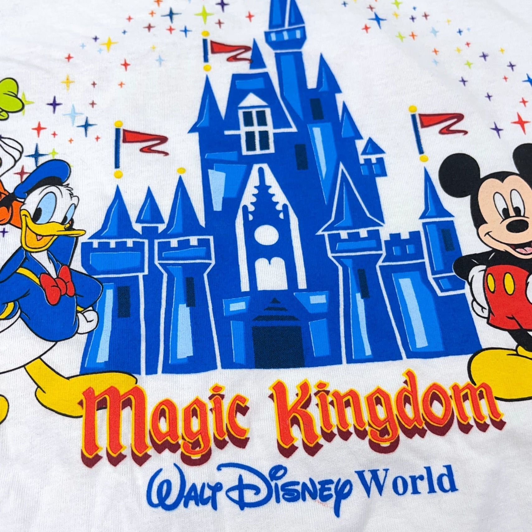 Disney VINTAGE Disney Shirt Men Large White Mickey Castle 90s USA Disney Shirt Mens L White Mickey Mouse 90s Retro Cartoon USA Castle Size US L / EU 52-54 / 3 - 4 Thumbnail