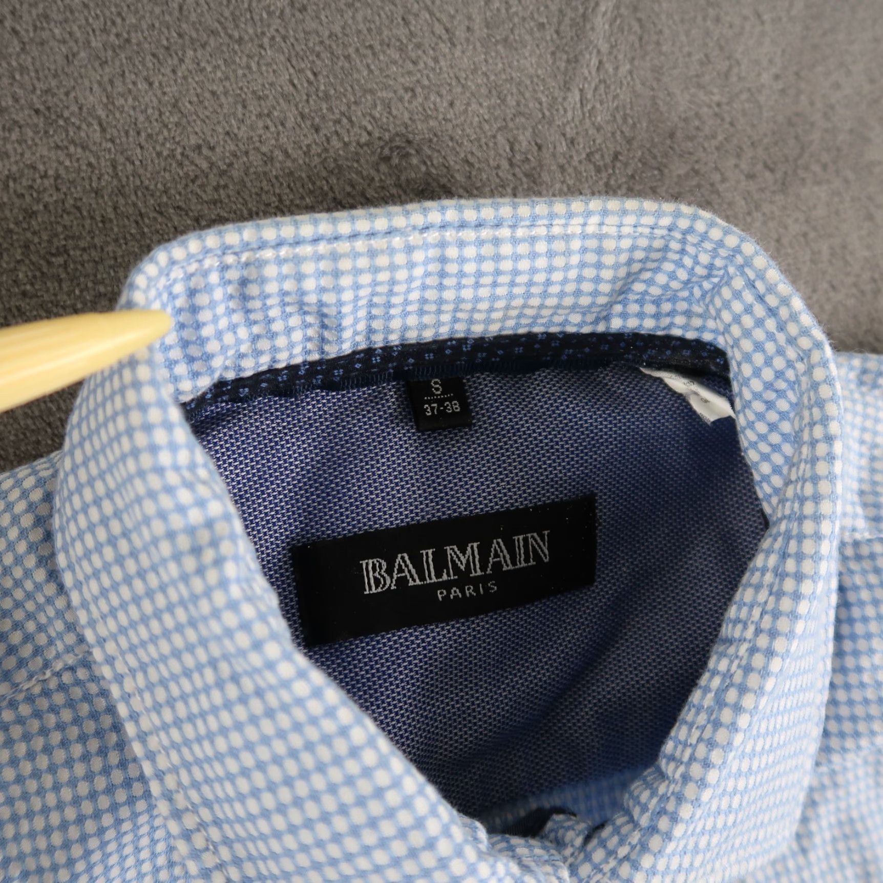 Pierre Balmain Pierre Balmain Paris Mens Dress Shirt S 37-38 Polka Dot Long Sleeve Button Up Size S / US 4 / IT 40 - 7 Thumbnail