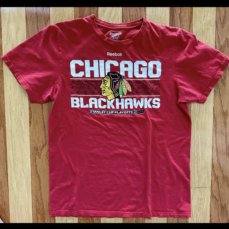 Reebok REEBOK CHICAGO BLACKHAWKS STANLEY CUP PLAYOFFS 2016 TSHIRT Size US M / EU 48-50 / 2 - 1 Thumbnail
