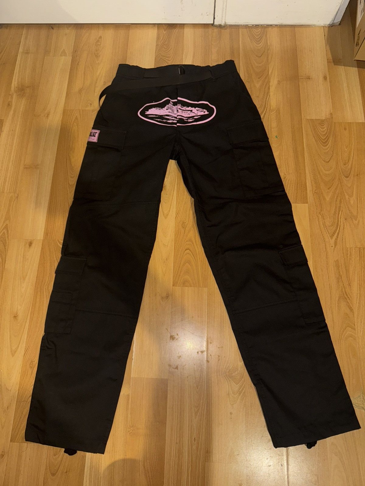 Corteiz Corteiz Guerillaz* Cargo Pant 'Black/Pink' | Grailed