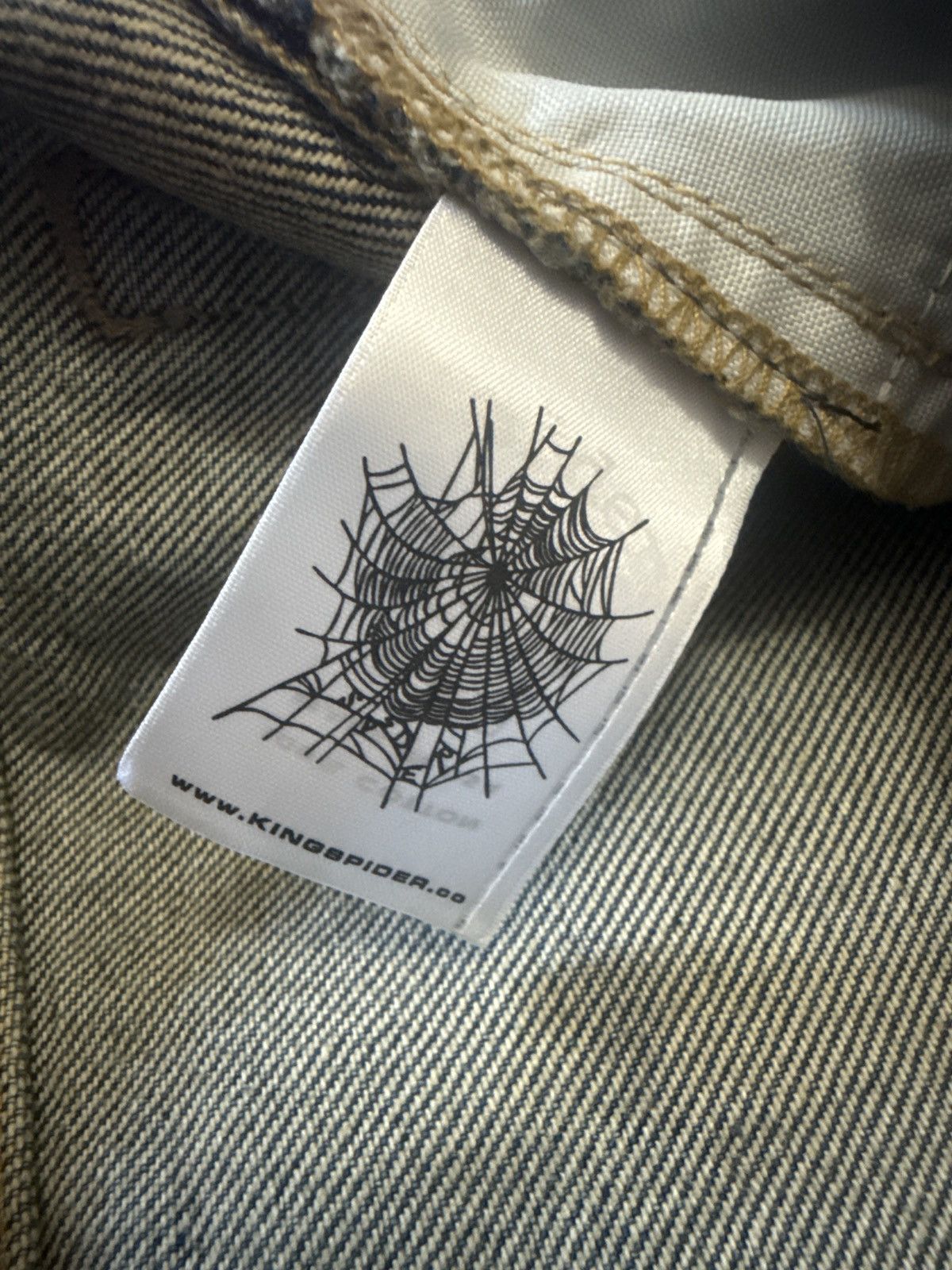 Sp5der Sp5der Multi Print Studded Denim Size US 30 / EU 46 - 7 Thumbnail
