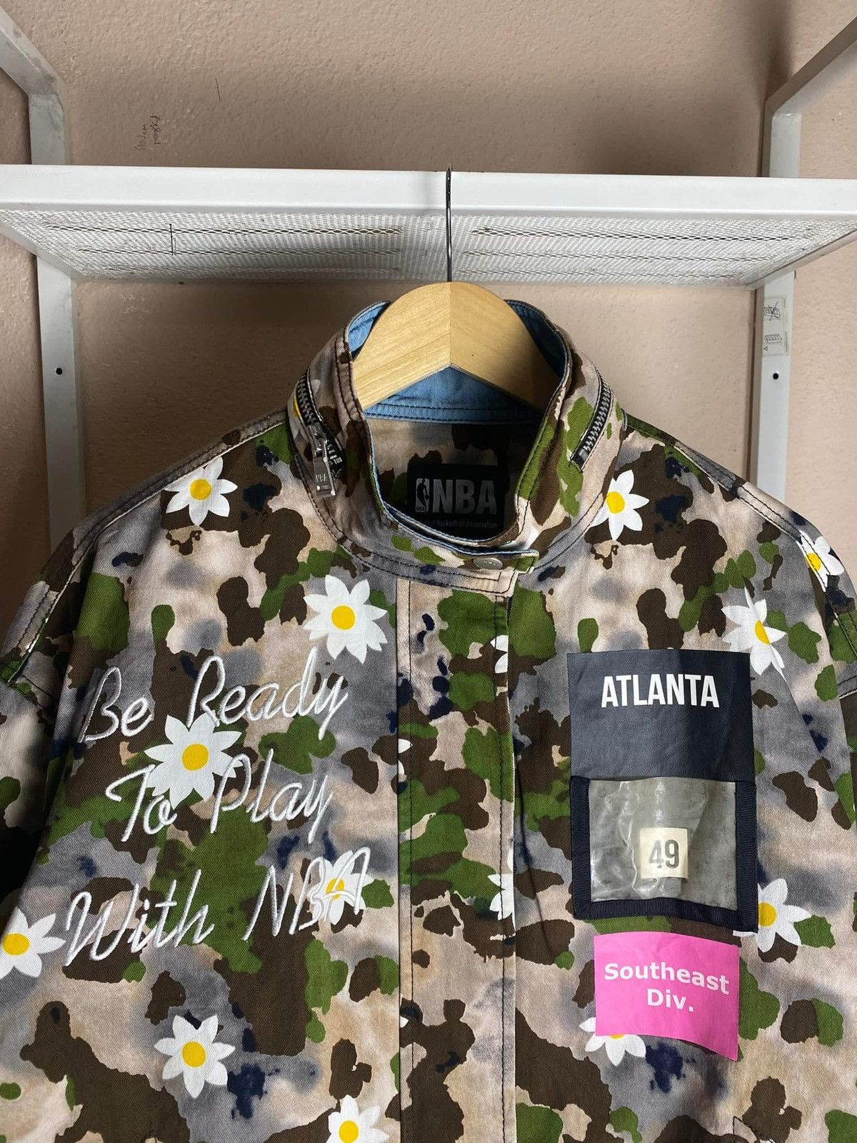 NBA NBA Women Floral Outdoor Parka Jacket Size S / US 4 / IT 40 - 2 Thumbnail